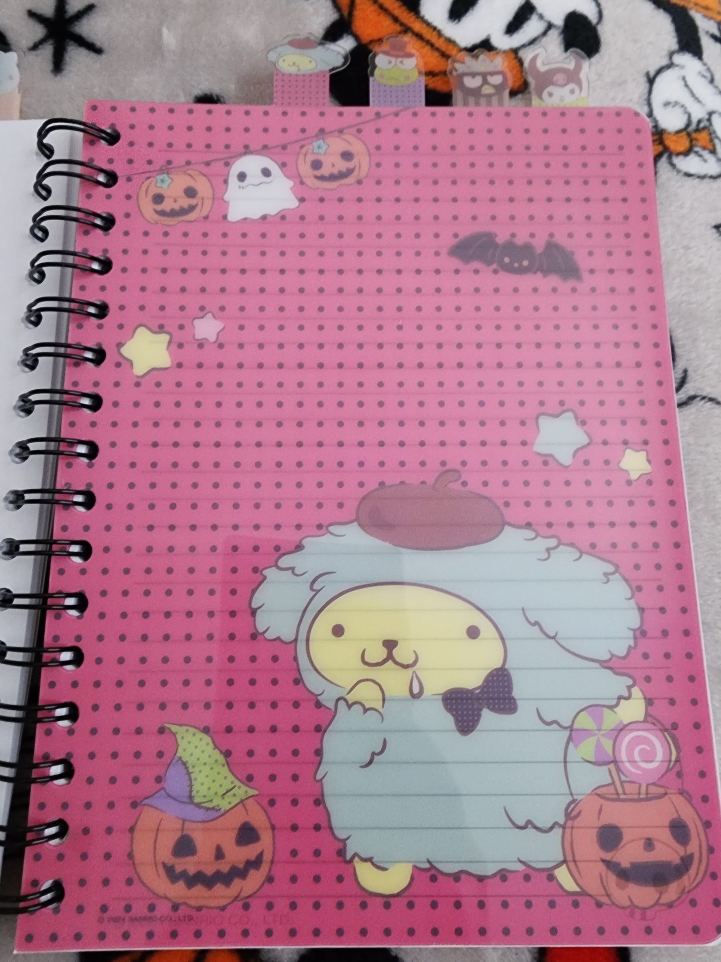 Hello Kitty and Friends 5 Tabbed Halloween Notebook