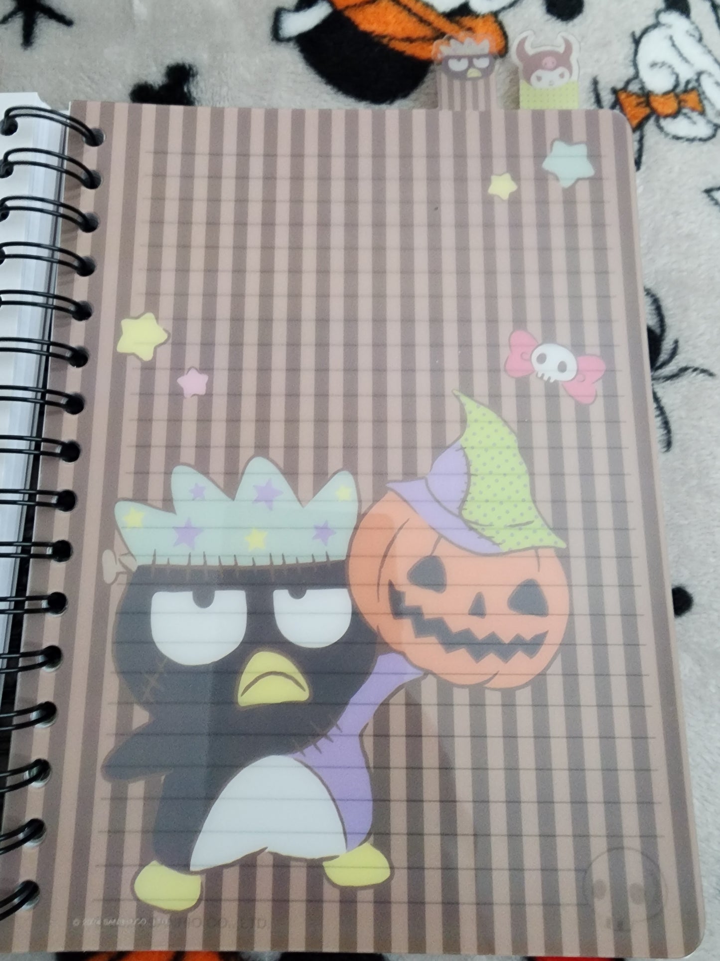 Hello Kitty and Friends 5 Tabbed Halloween Notebook