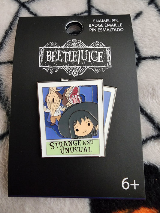 Loungefly Beetlejuice Lydia Strange and Unusual Pin