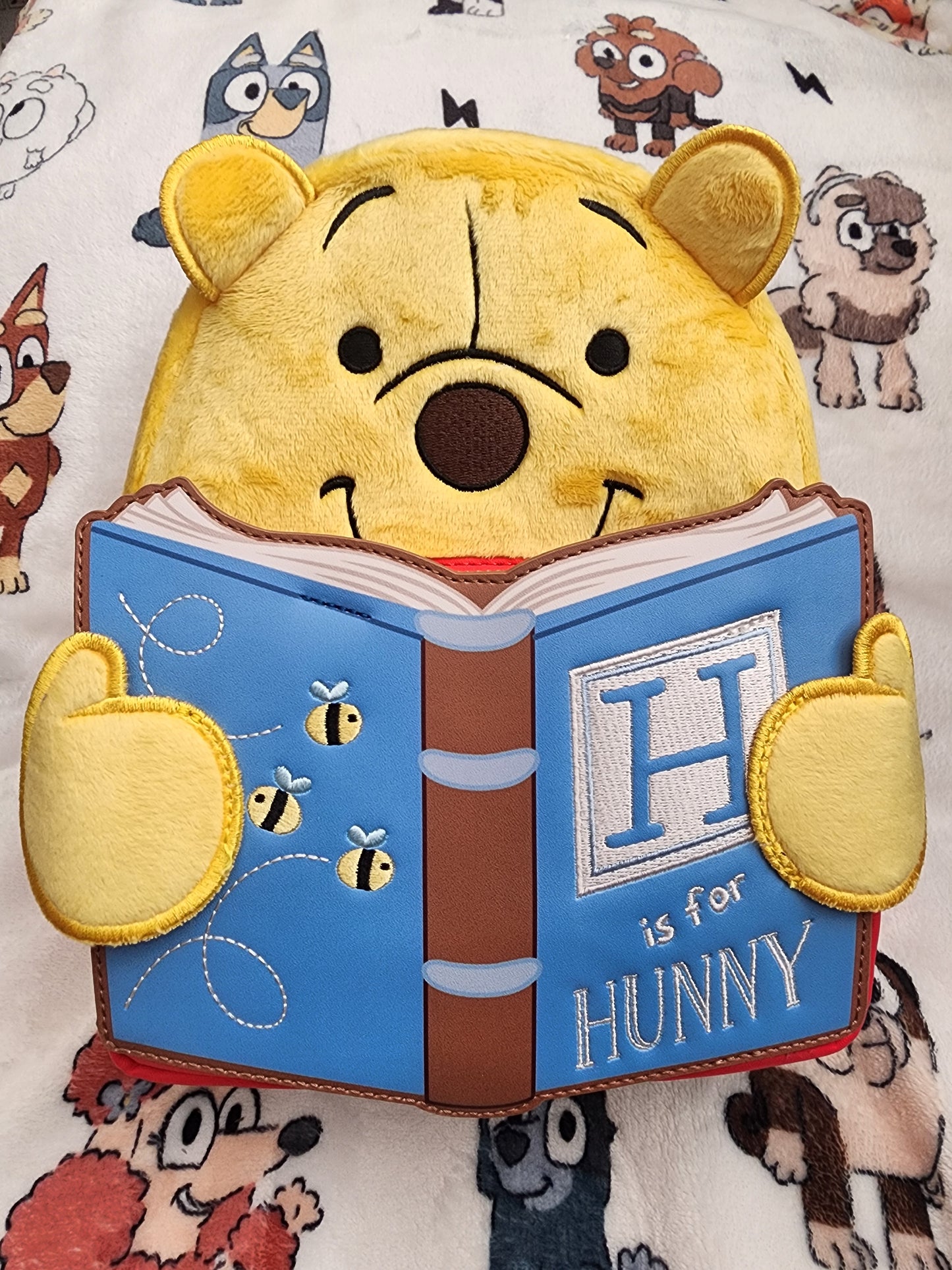 Loungefly Disney Winnie the Pooh Reading Exclusive Plush Backpack