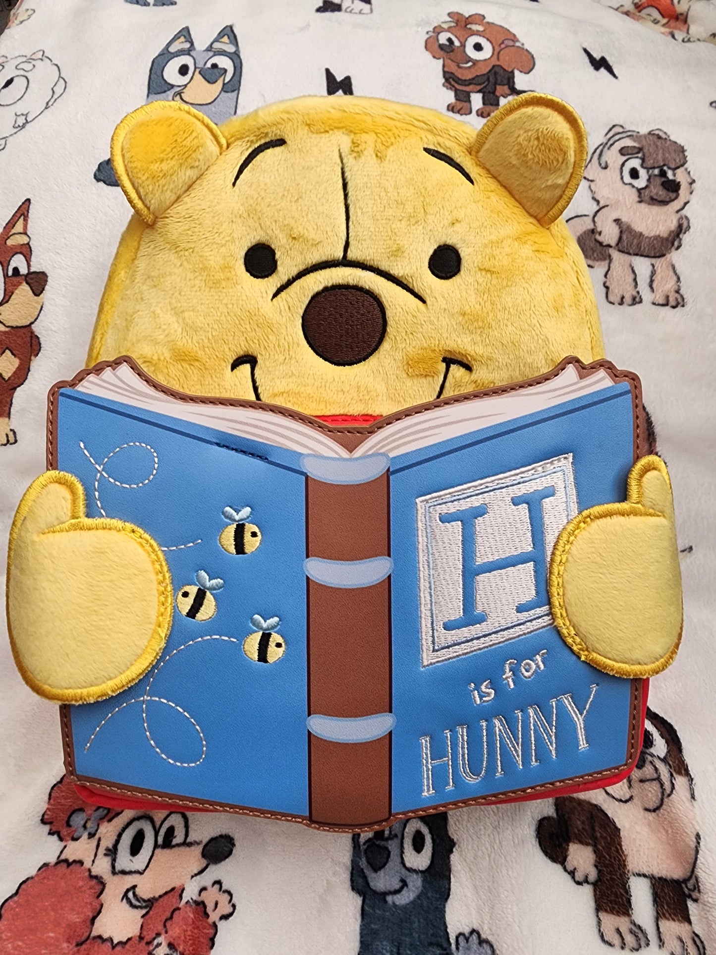 Loungefly Disney Winnie the Pooh Reading Exclusive Plush Backpack