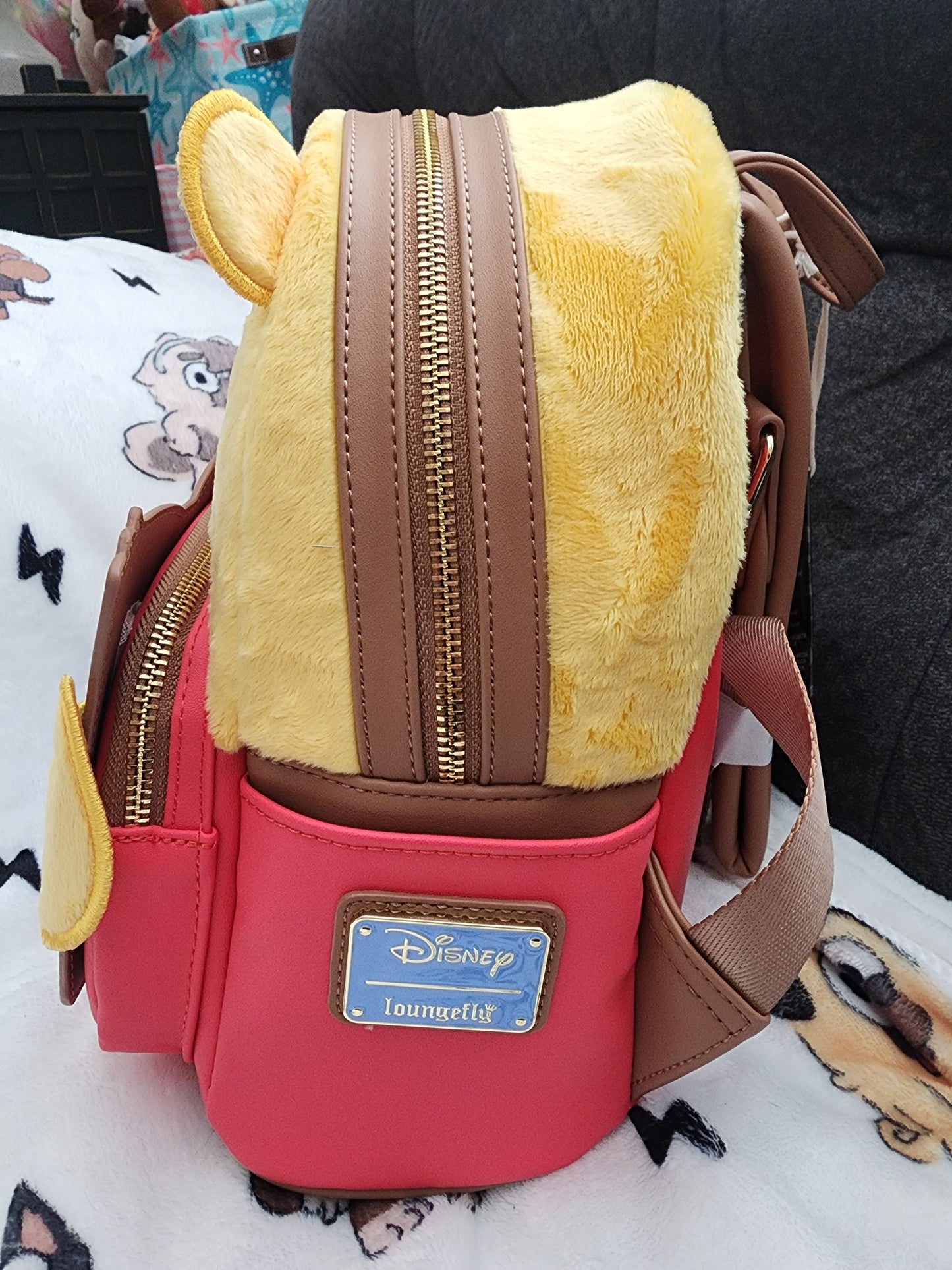 Loungefly Disney Winnie the Pooh Reading Exclusive Plush Backpack