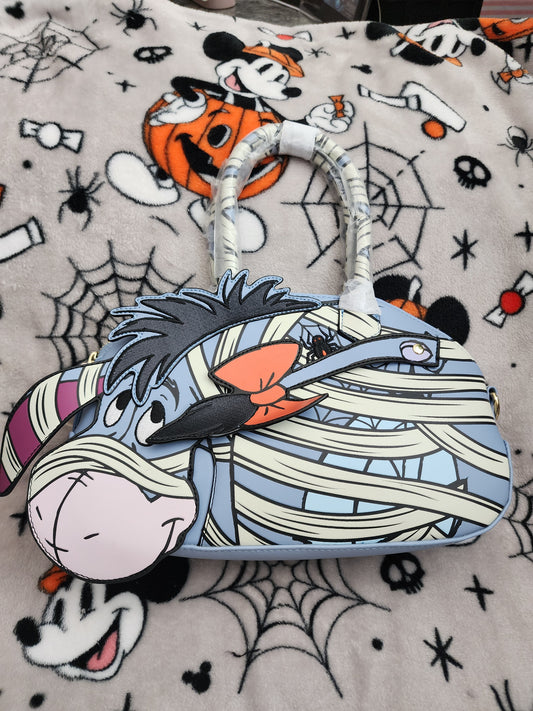 Loungefly Disney Eeyore as a Mummy Halloween Crossbody Bag