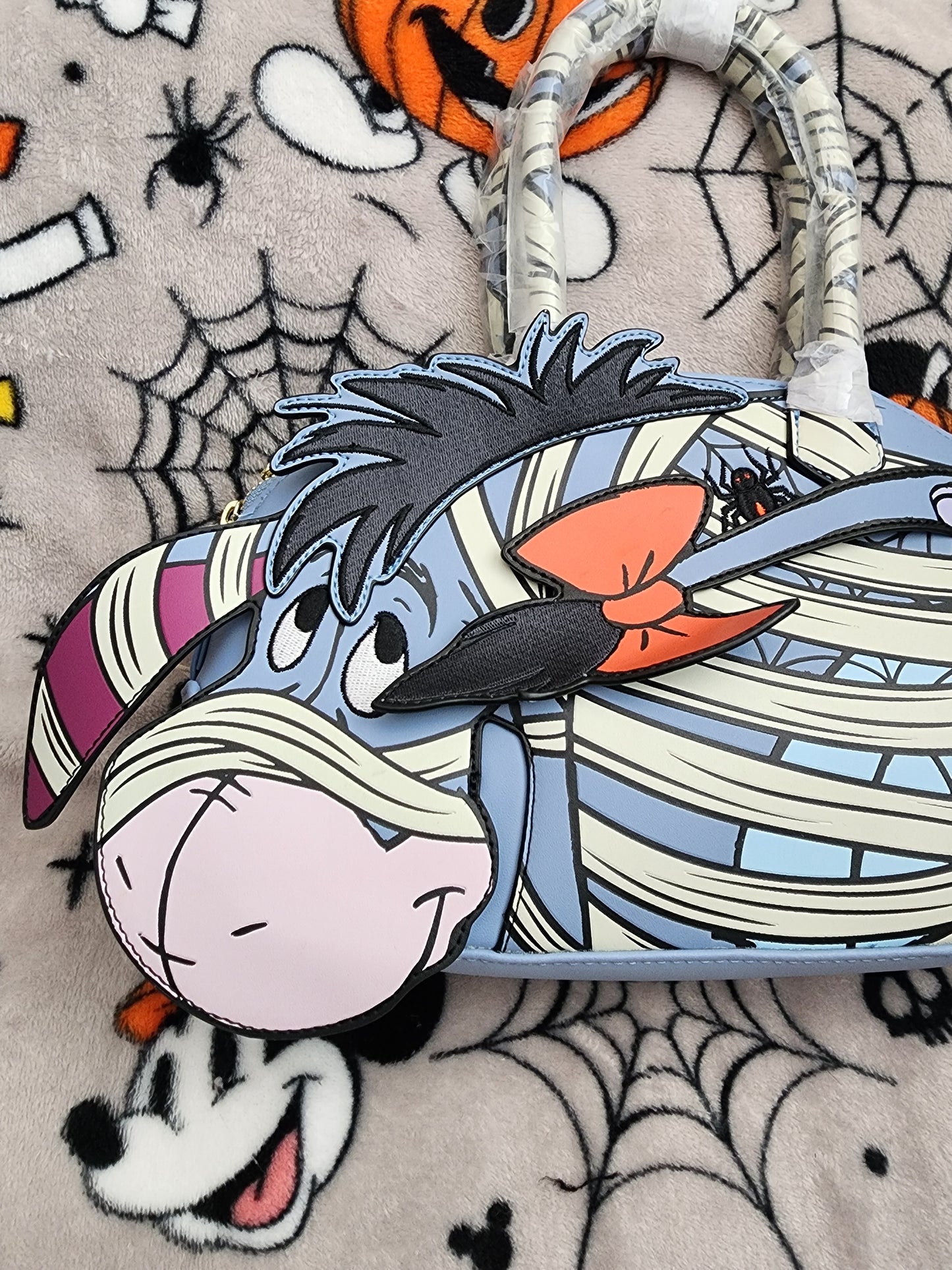 Loungefly Disney Eeyore as a Mummy Halloween Crossbody Bag