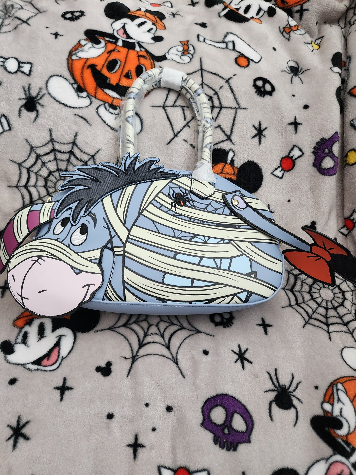 Loungefly Disney Eeyore as a Mummy Halloween Crossbody Bag