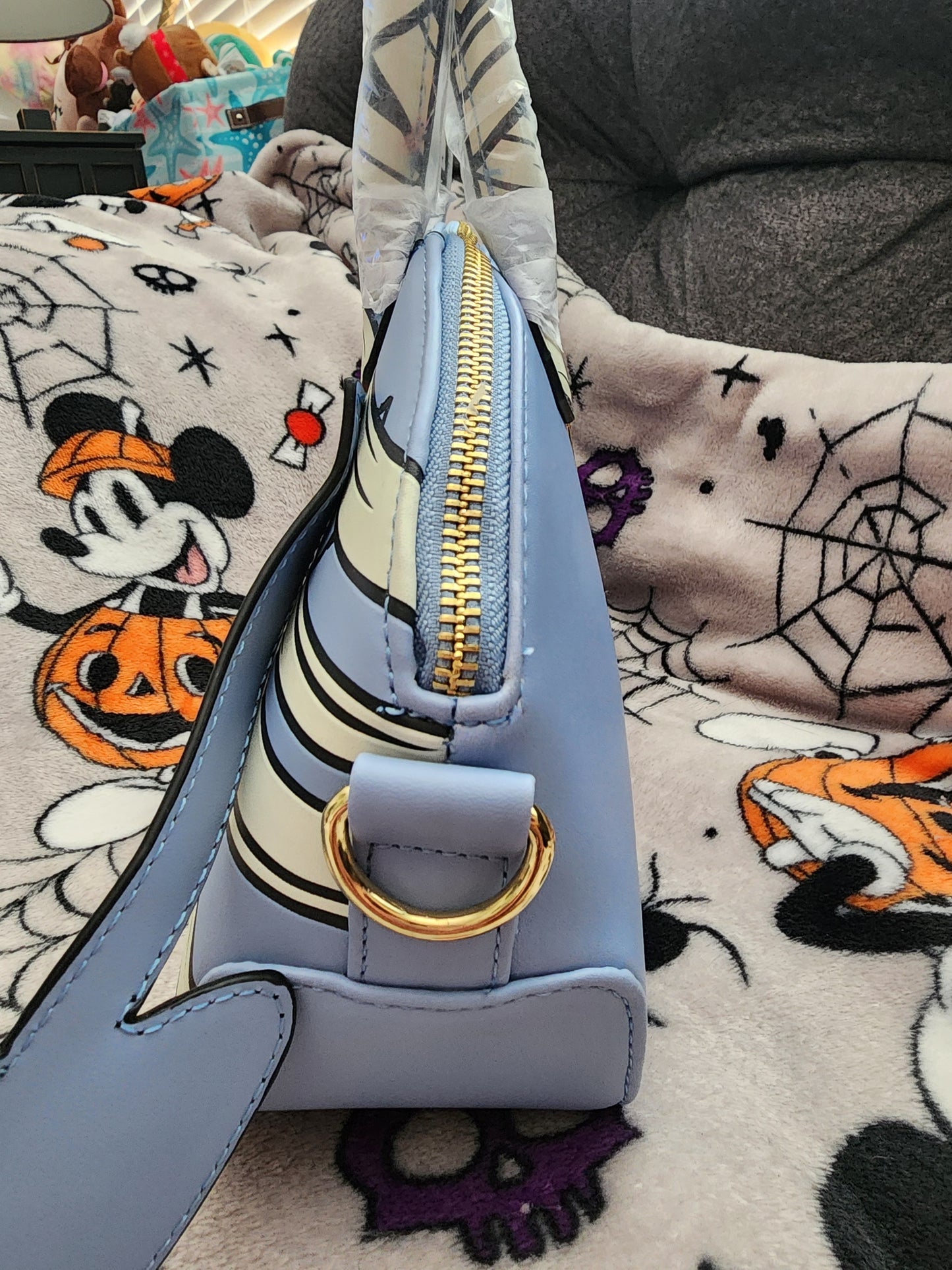 Loungefly Disney Eeyore as a Mummy Halloween Crossbody Bag