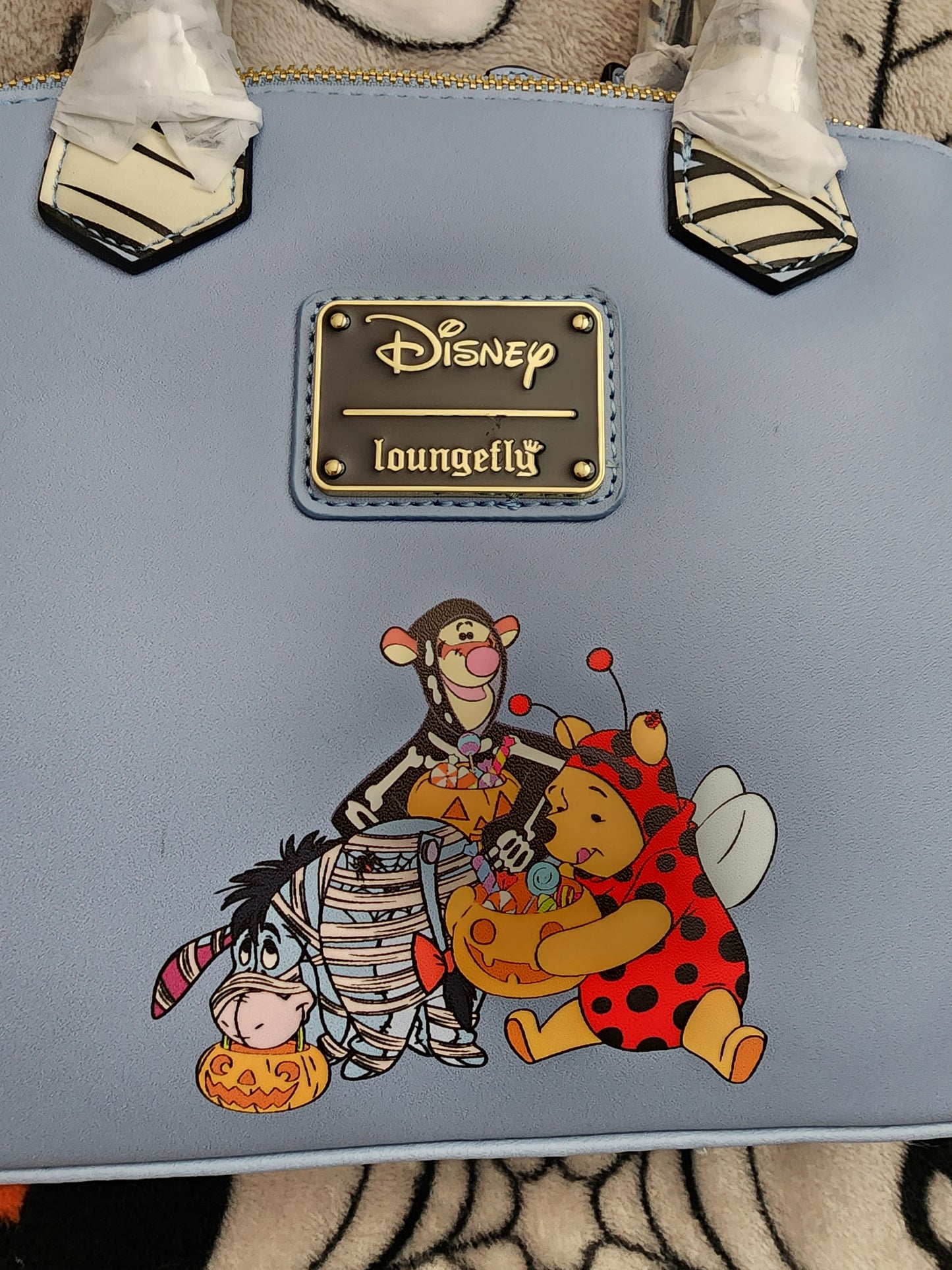 Loungefly Disney Eeyore as a Mummy Halloween Crossbody Bag