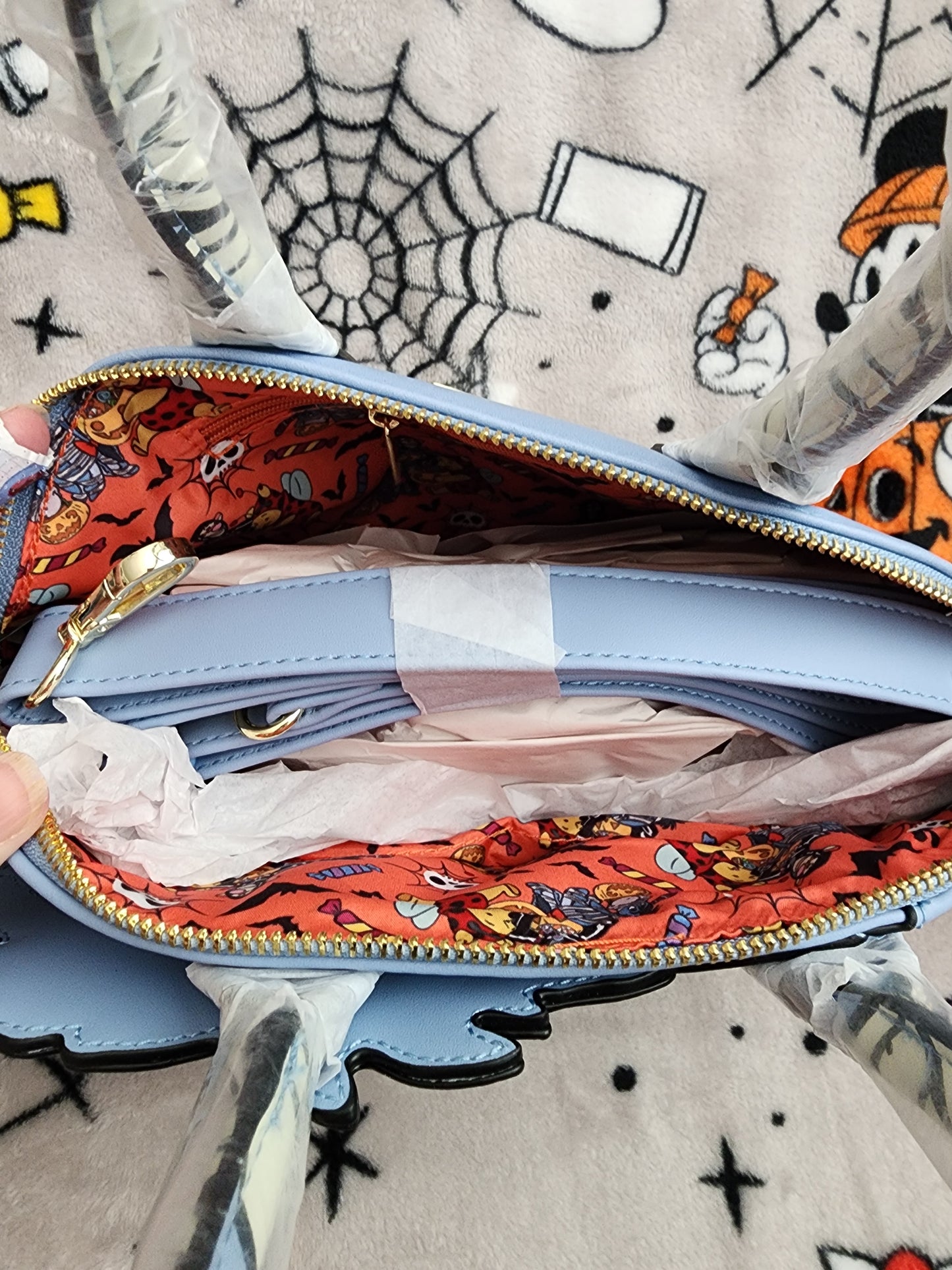 Loungefly Disney Eeyore as a Mummy Halloween Crossbody Bag