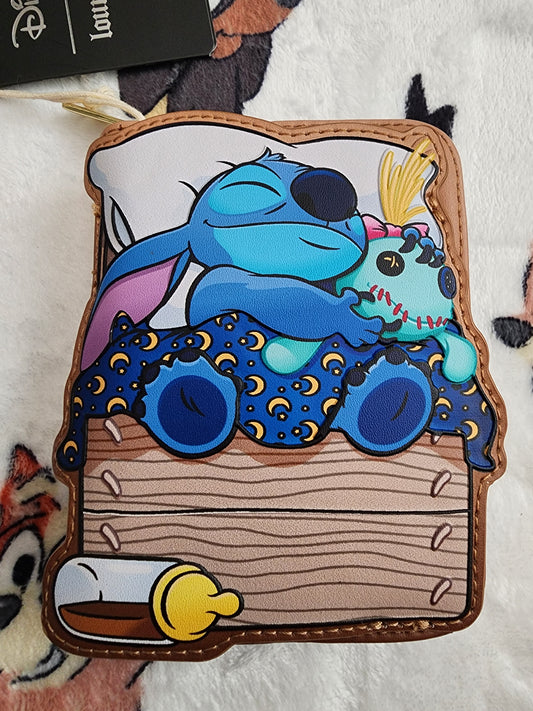 Loungefly Disney Stitch and Scrump Sleeping Wallet