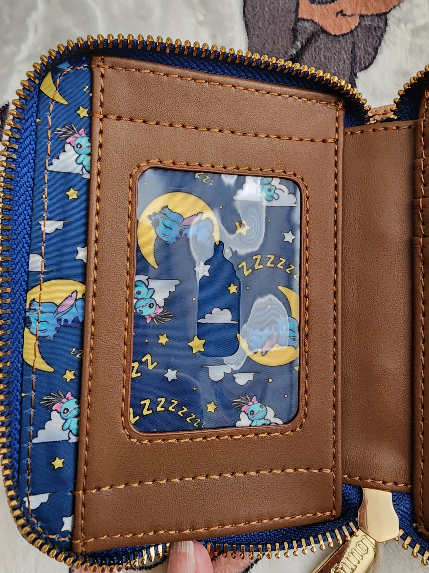 Loungefly Disney Stitch and Scrump Sleeping Wallet