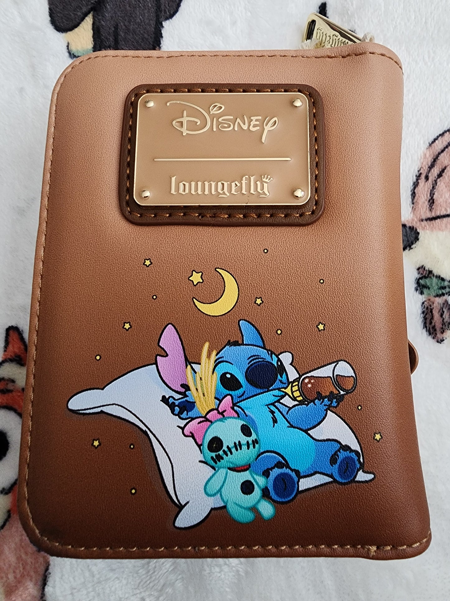 Loungefly Disney Stitch and Scrump Sleeping Wallet