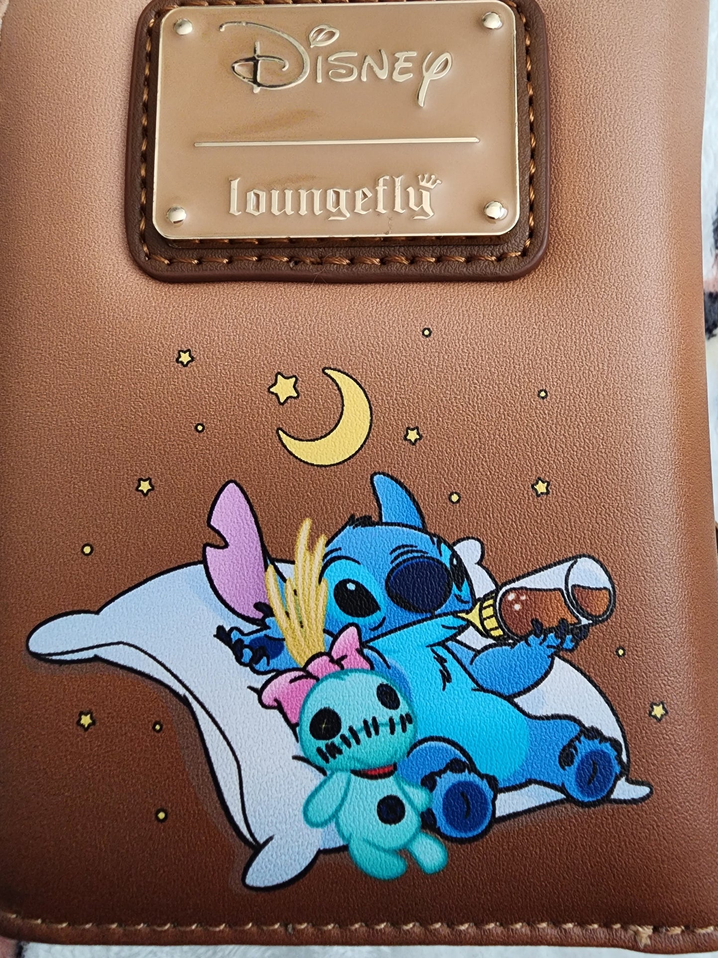 Loungefly Disney Stitch and Scrump Sleeping Wallet