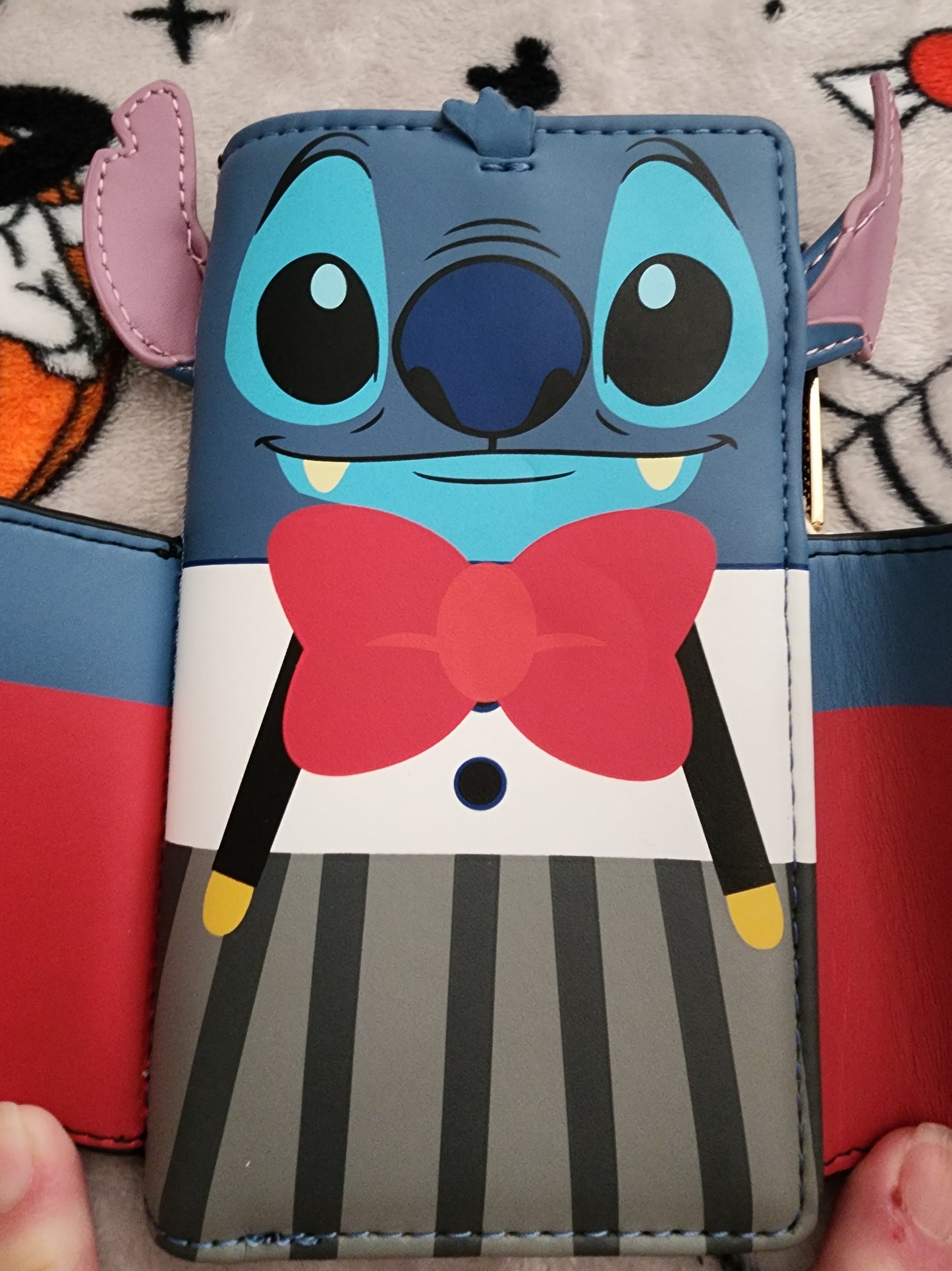 Loungefly Disney Stitch as a Vampire Halloween Wallet