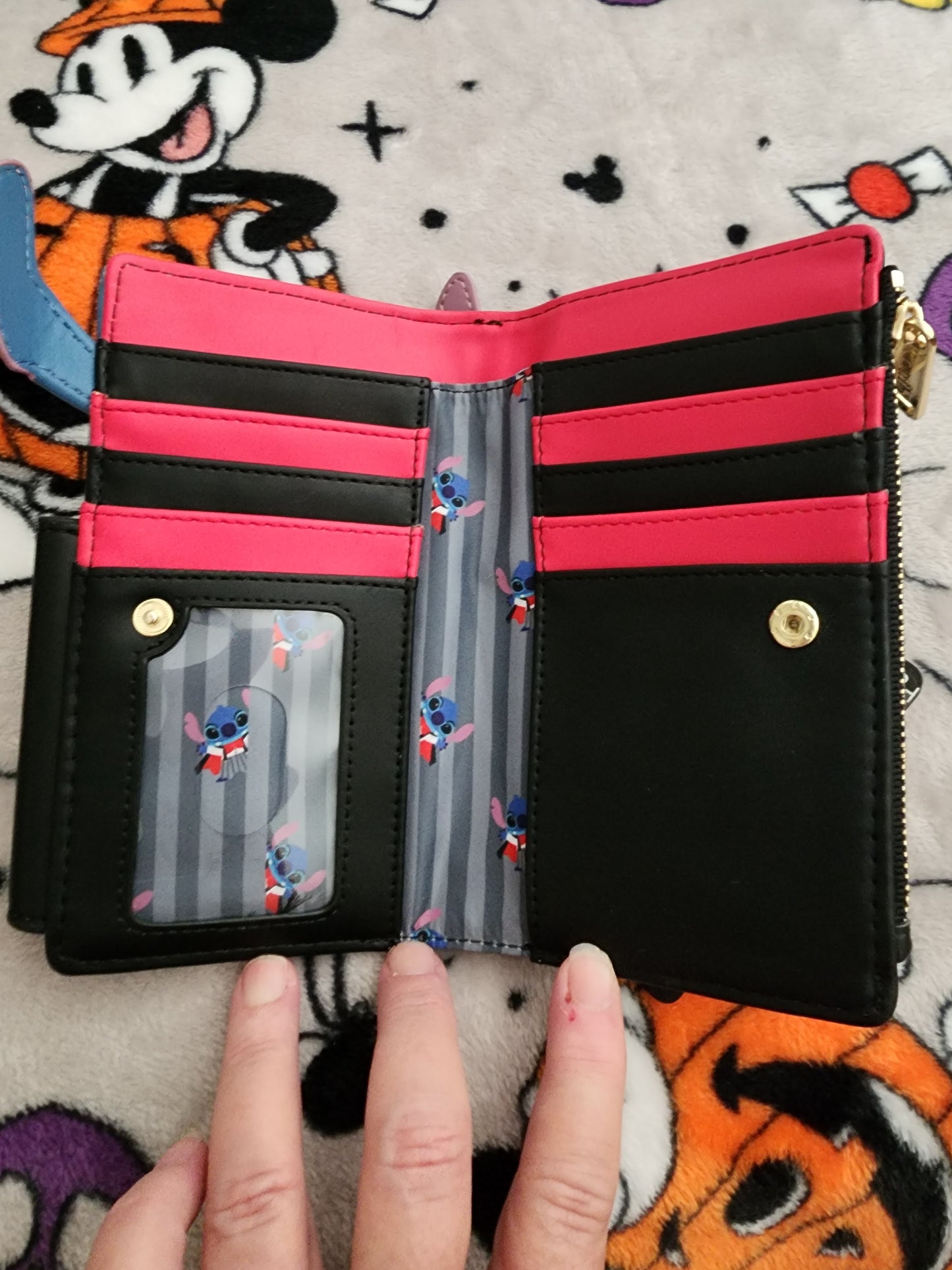 Loungefly Disney Stitch as a Vampire Halloween Wallet