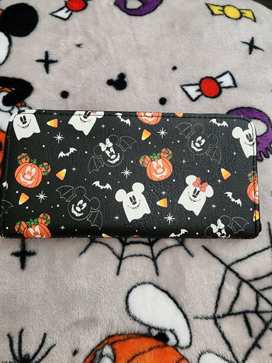 Loungefly Disney Mickey and Minnie Halloween Wallet