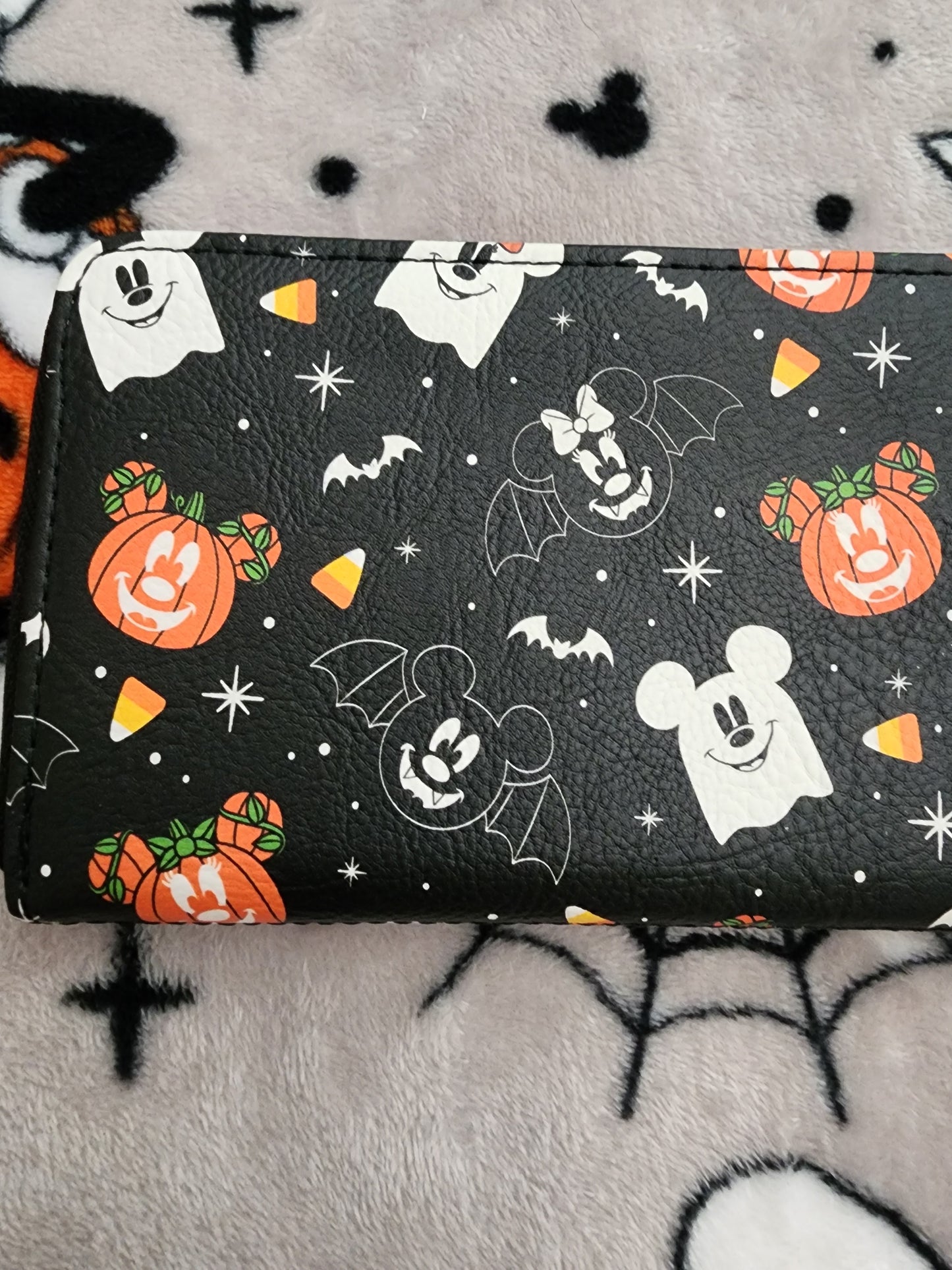 Loungefly Disney Mickey and Minnie Halloween Wallet