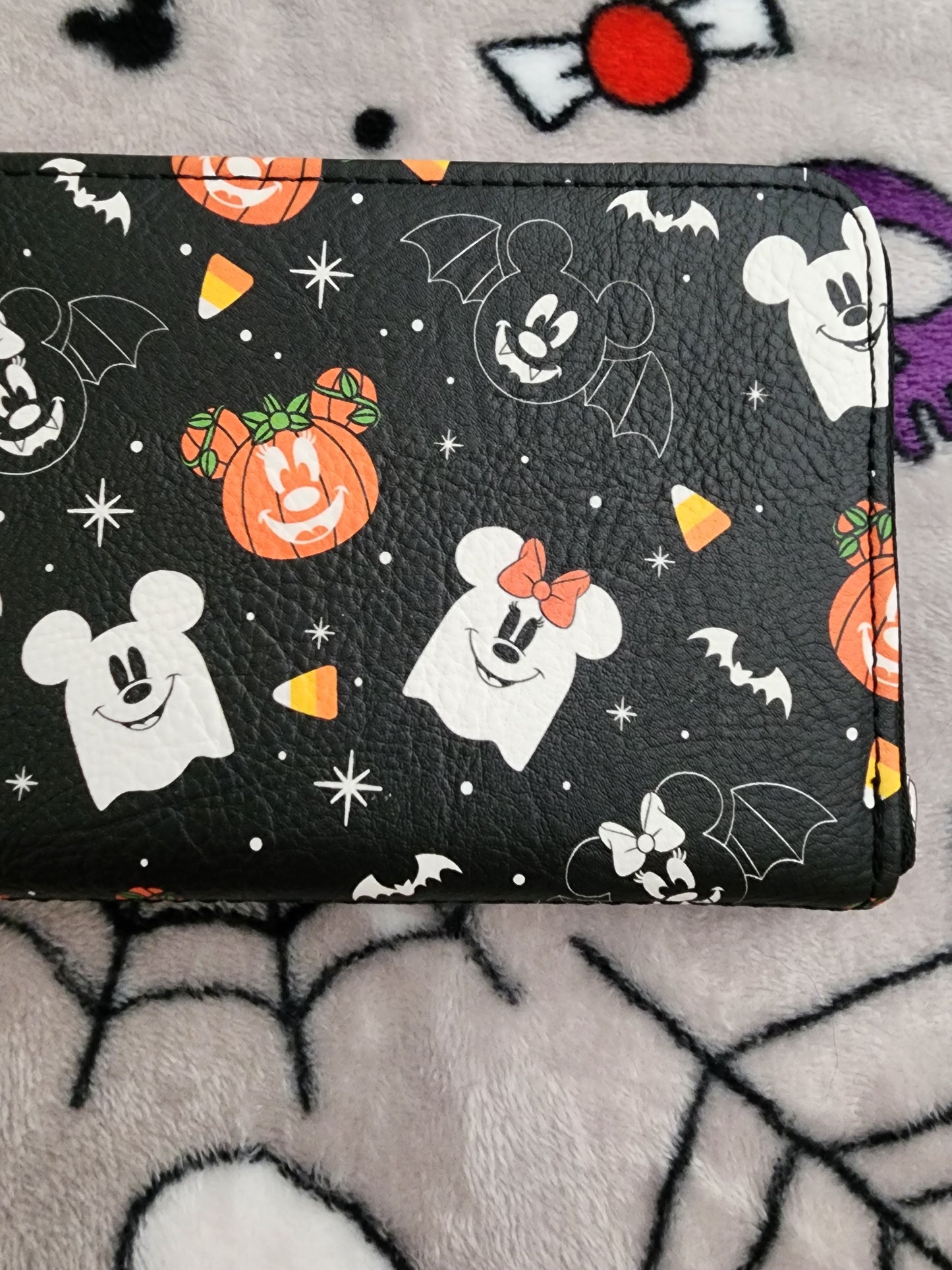 Loungefly Disney Mickey and Minnie Halloween Wallet