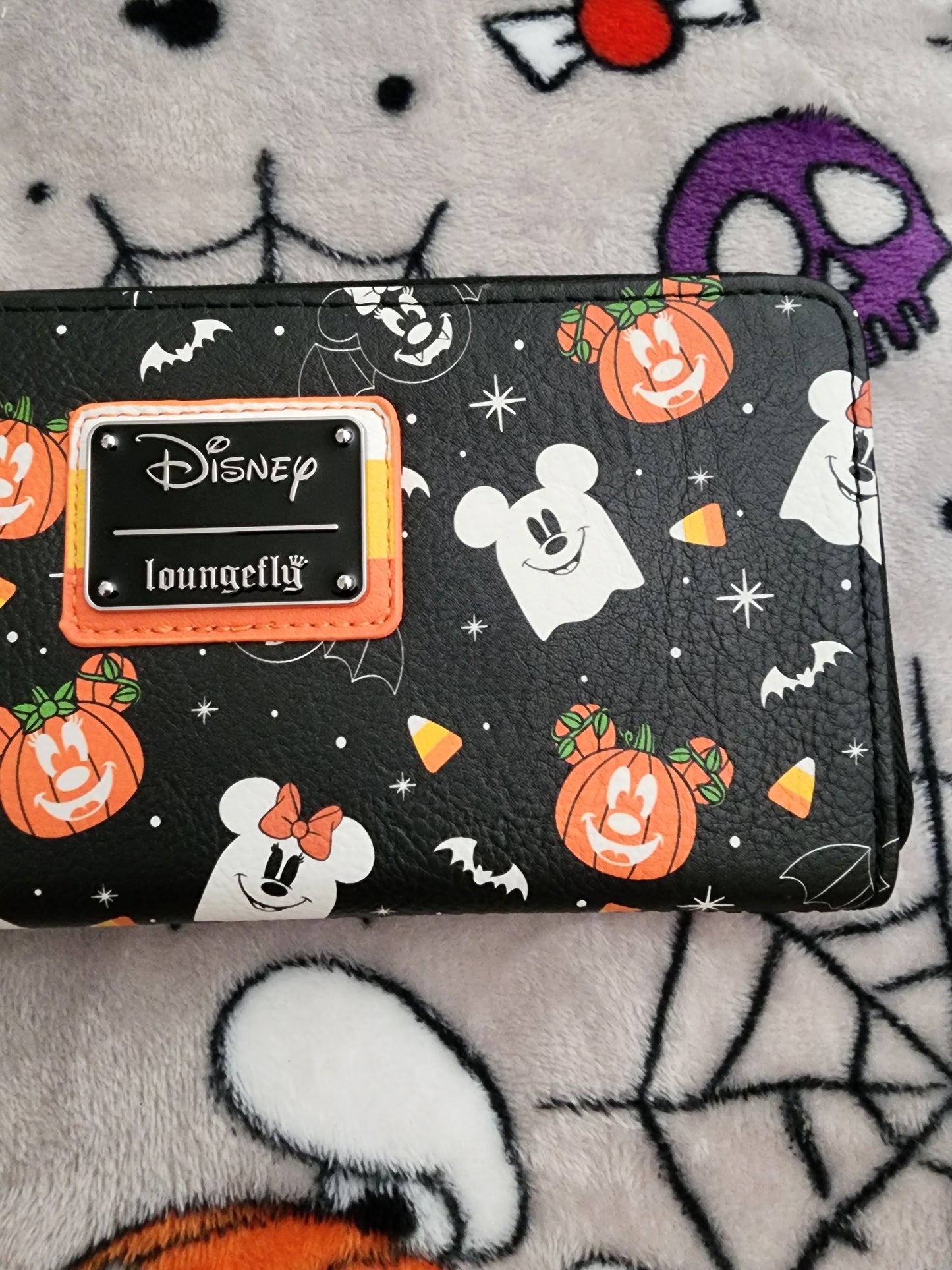 Loungefly Disney Mickey and Minnie Halloween Wallet