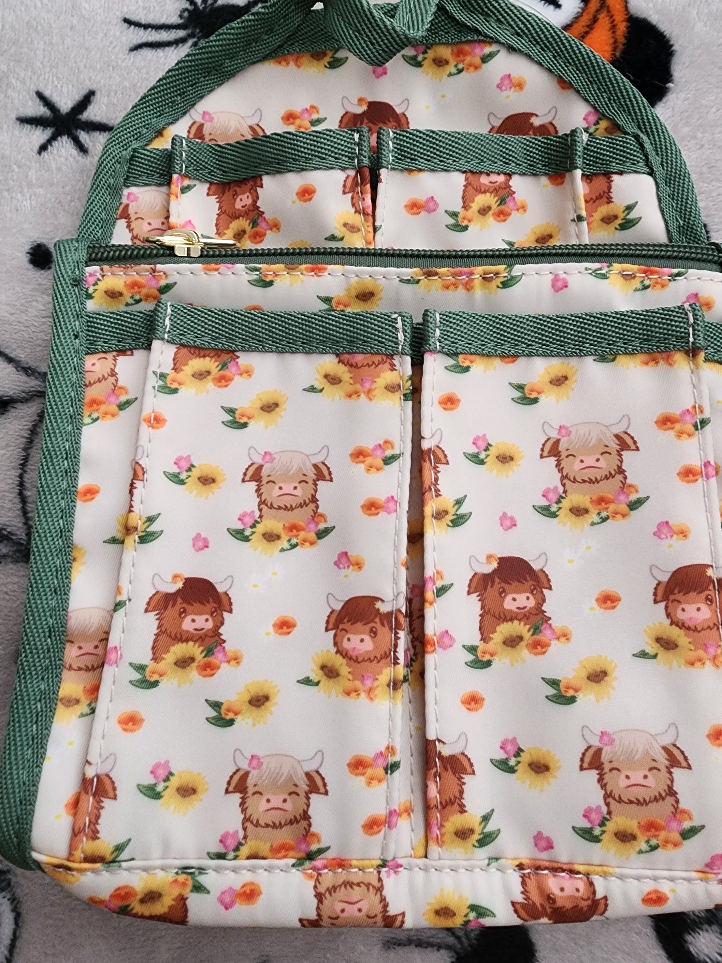 Highland Cows Backpack Insert Organizer Bag