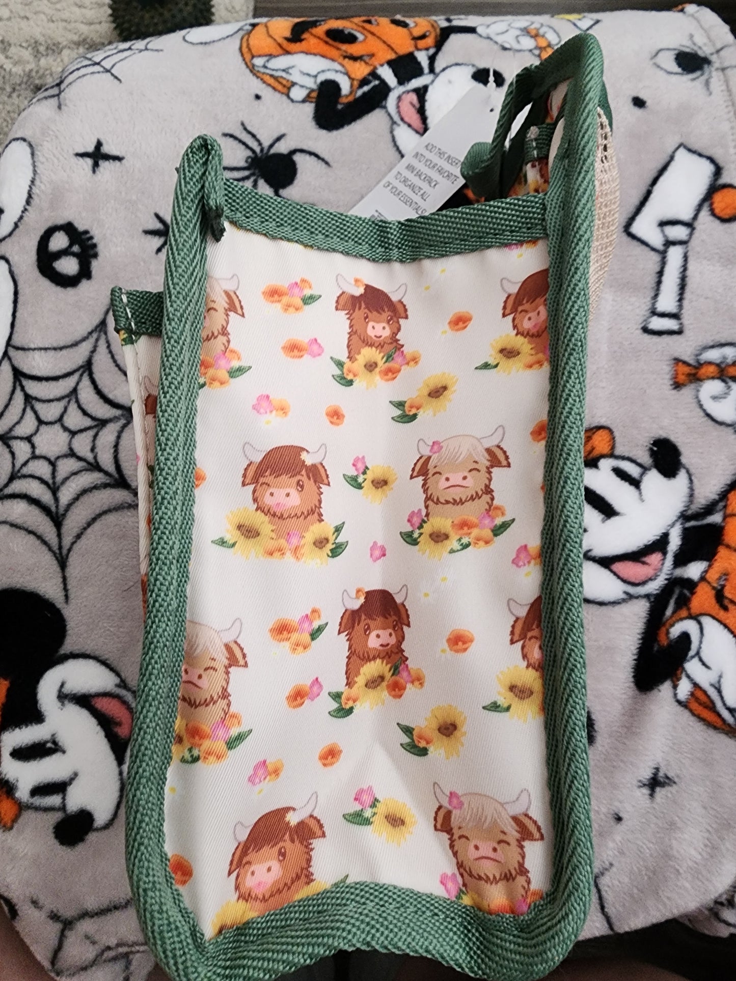 Highland Cows Backpack Insert Organizer Bag