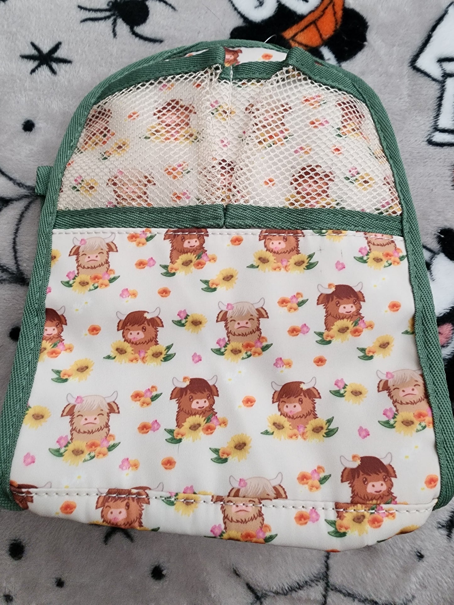 Highland Cows Backpack Insert Organizer Bag