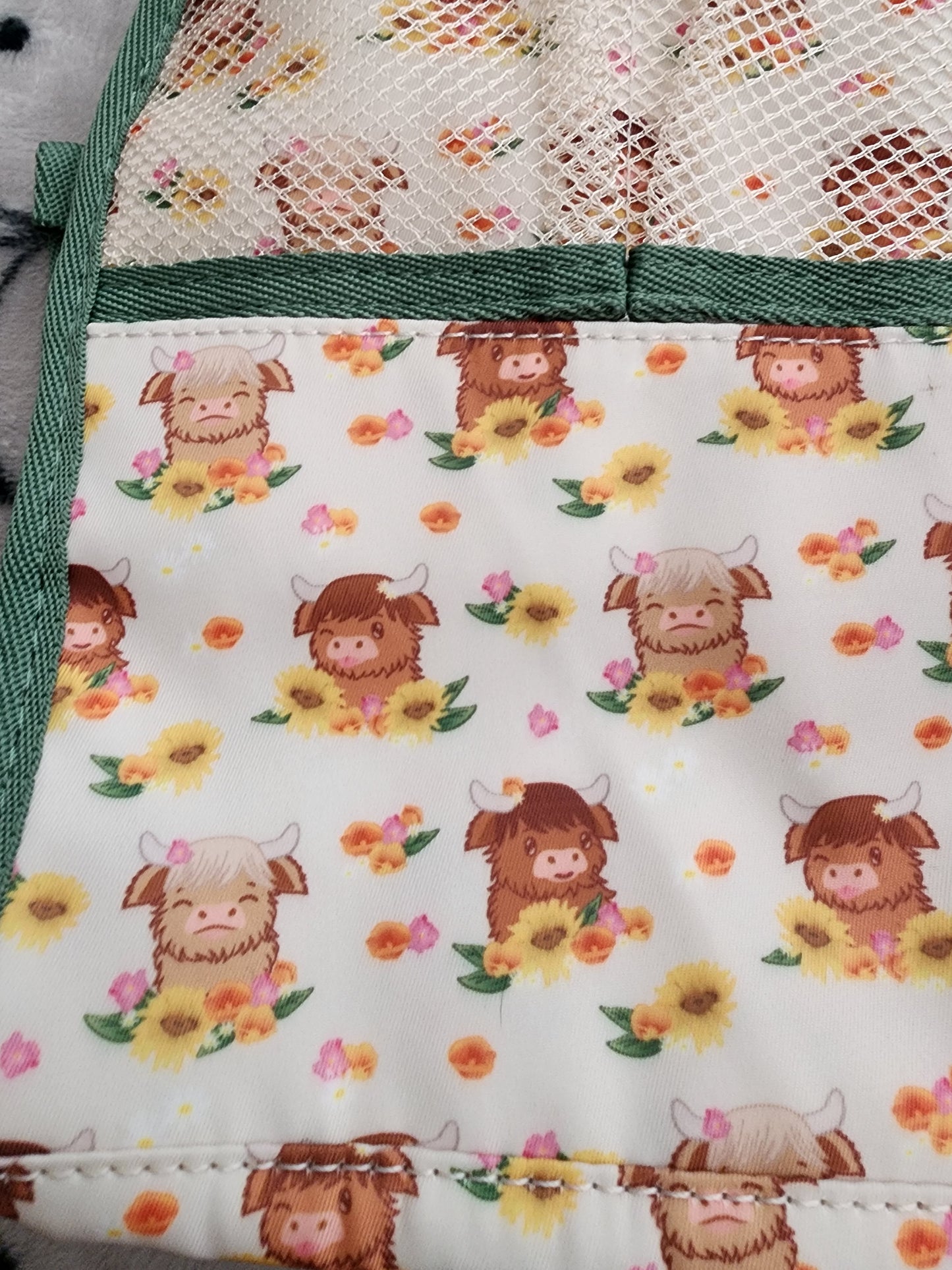 Highland Cows Backpack Insert Organizer Bag