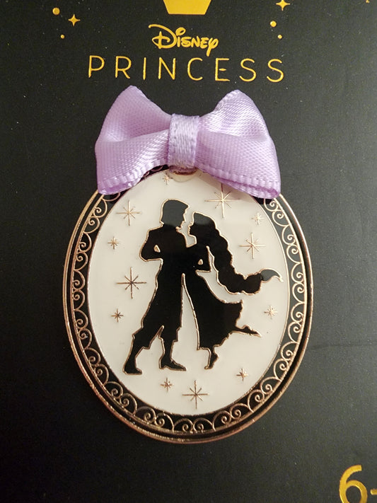 Loungefly Disney Rapunzel & Flynn Silhouette Cameo Pin