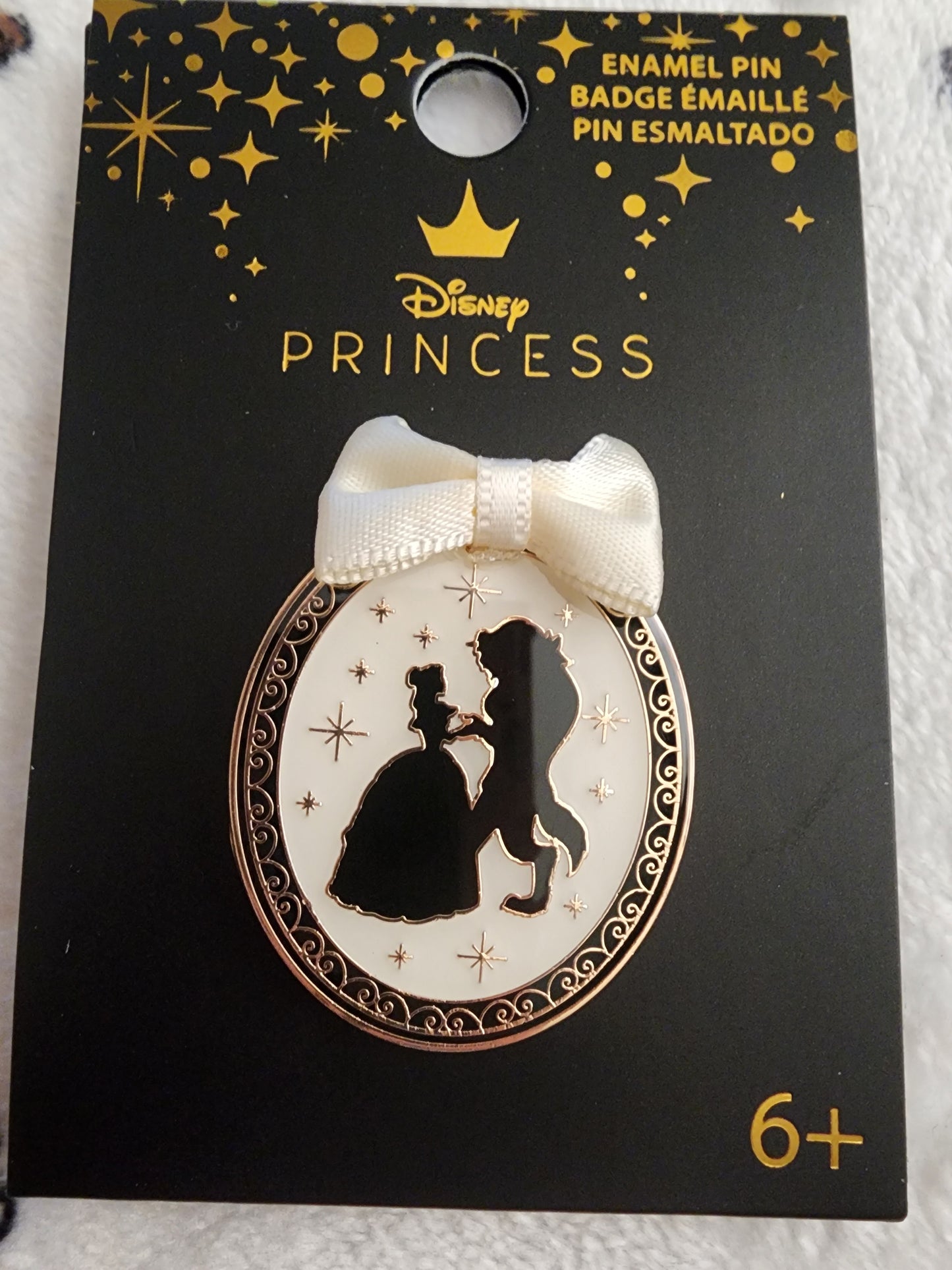 Loungefly Disney Belle & Beast Silhouette Cameo Pin