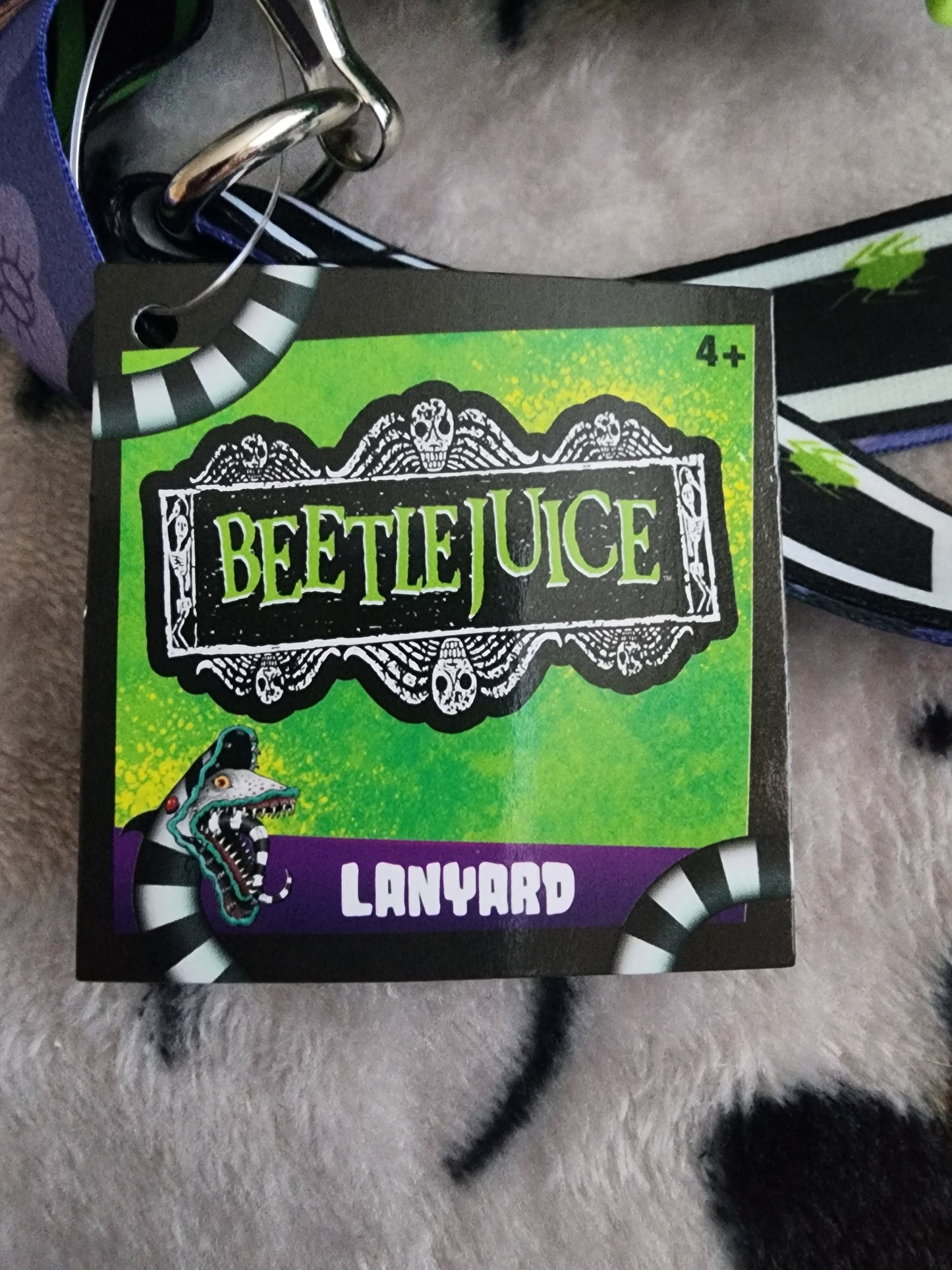 Beetlejuice Plush Lanyard