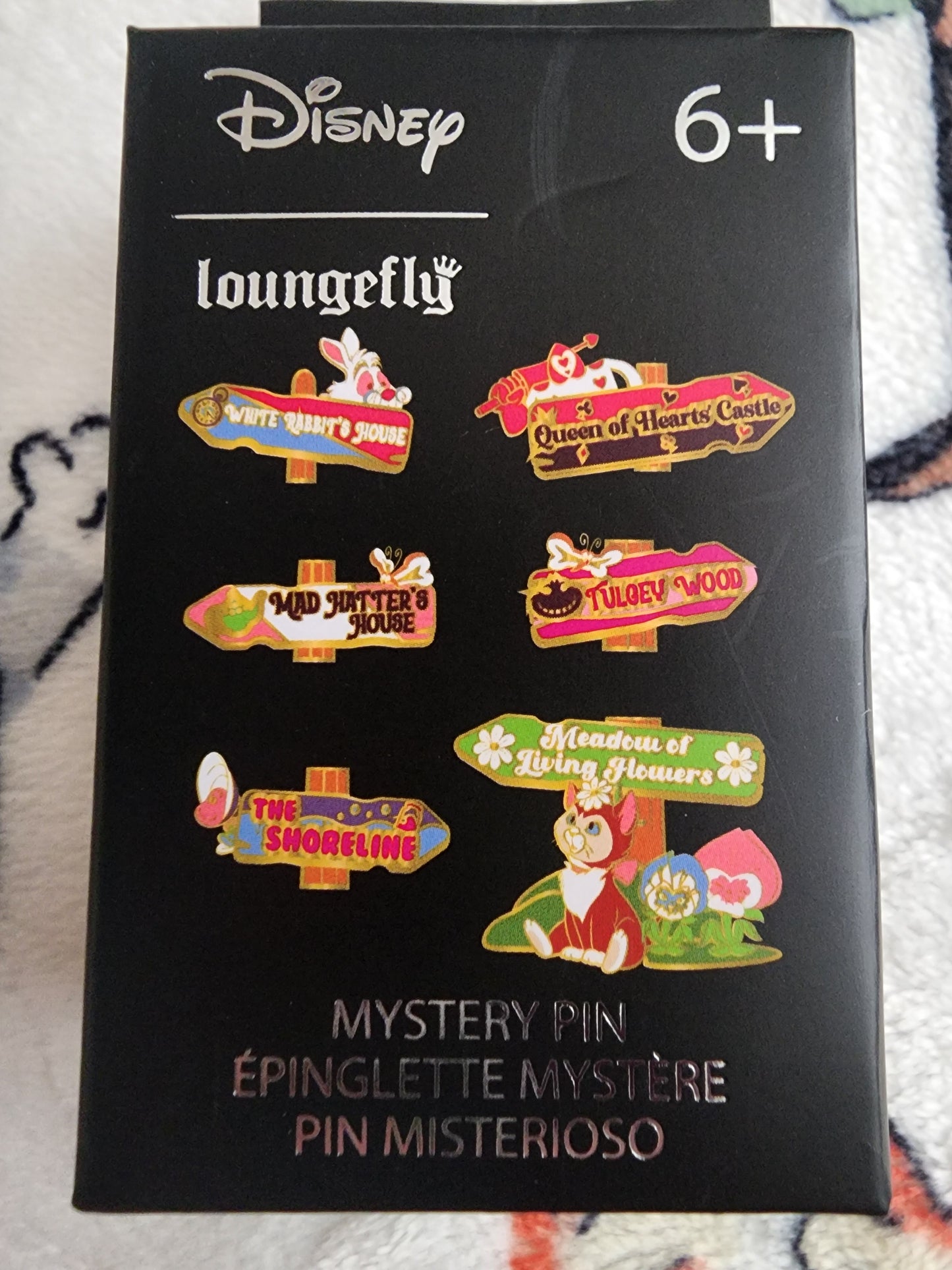 Loungefly Disney Alice in Wonderland Sign Mystery Pins