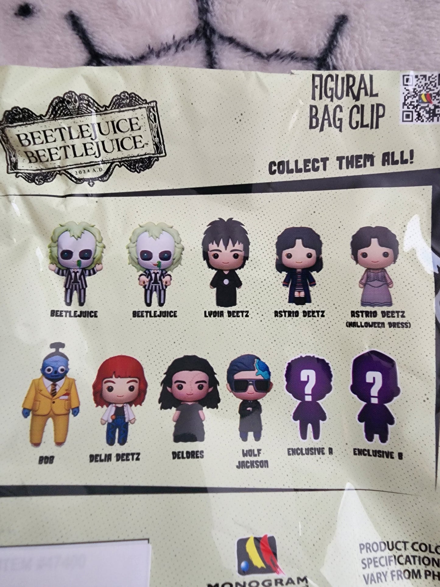 Beetlejuice Beetlejuice Movie Mystery Bag Clips