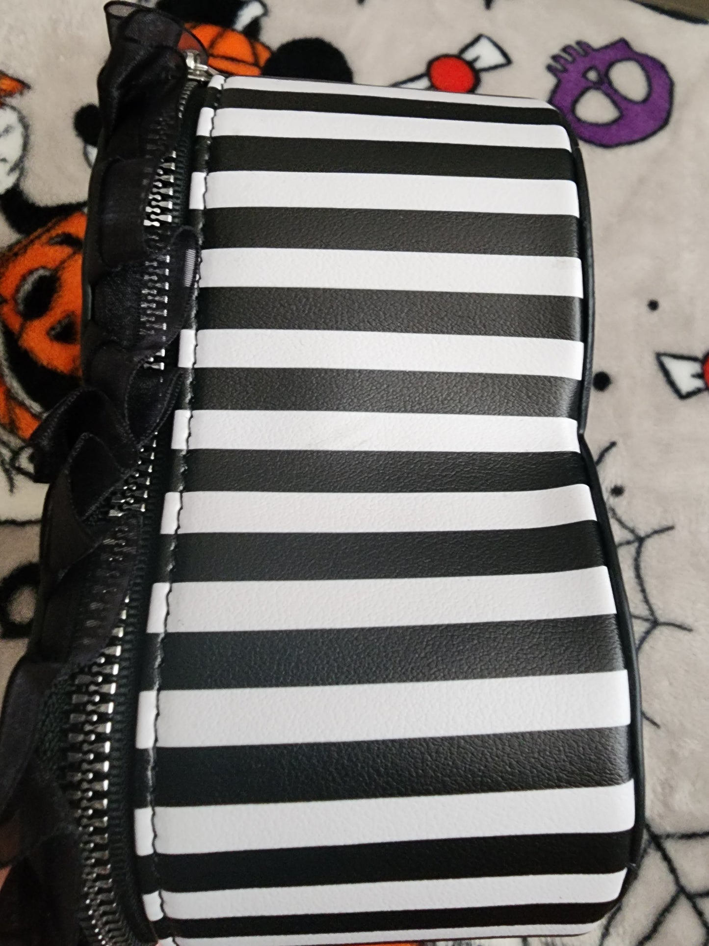 Beetlejuice Heart Shaped Make-up Bag