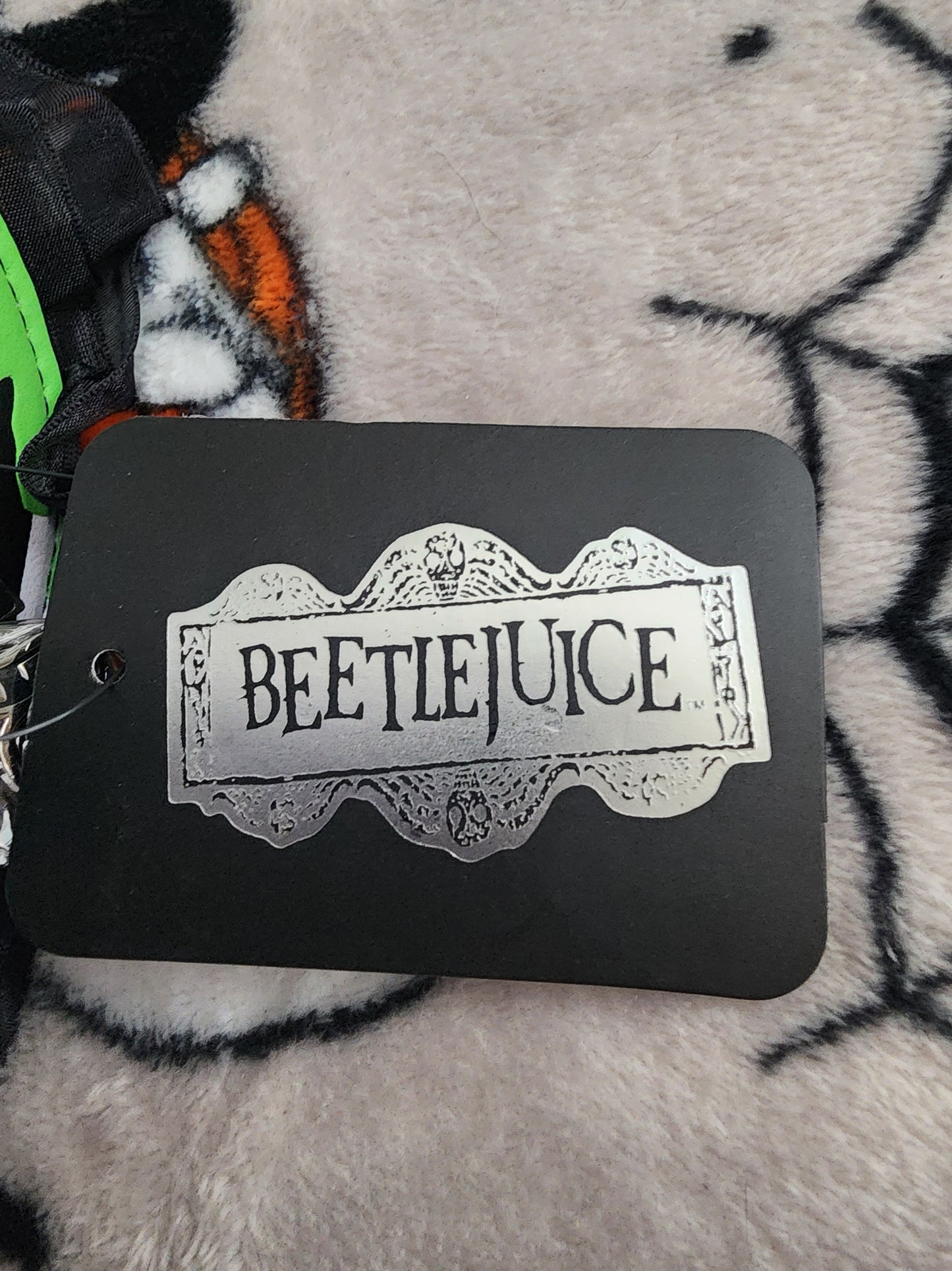 Beetlejuice Heart Shaped Make-up Bag