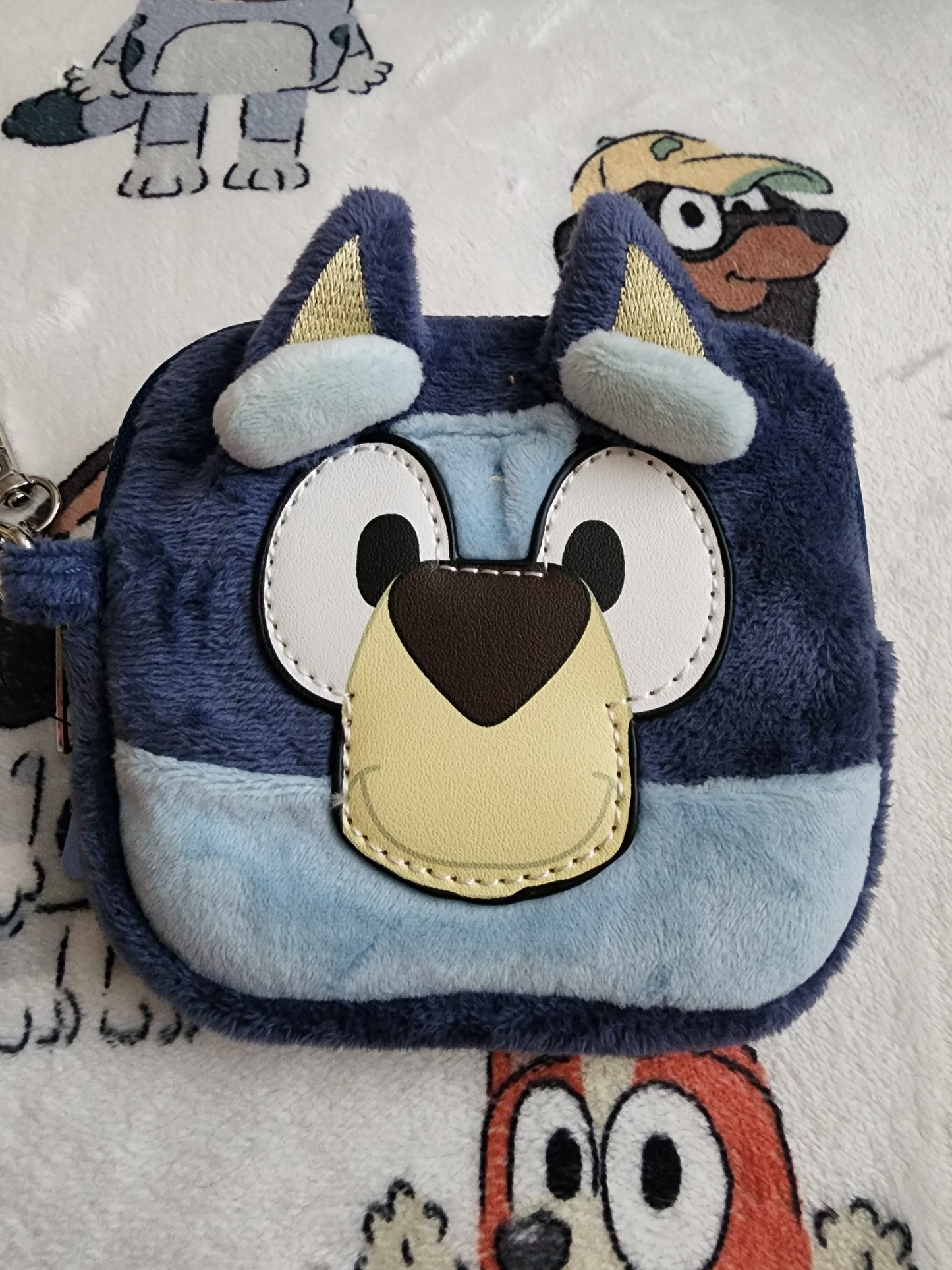 Her Universe Bluey and Bingo Zipper Bag/Coin Purse