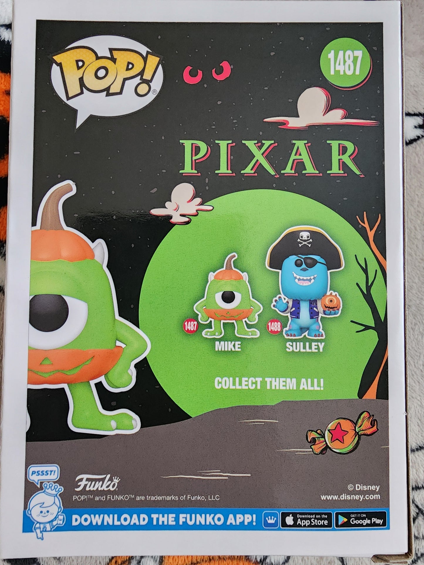 Funko Pop Disney Monsters Inc Mike Halloween Figure