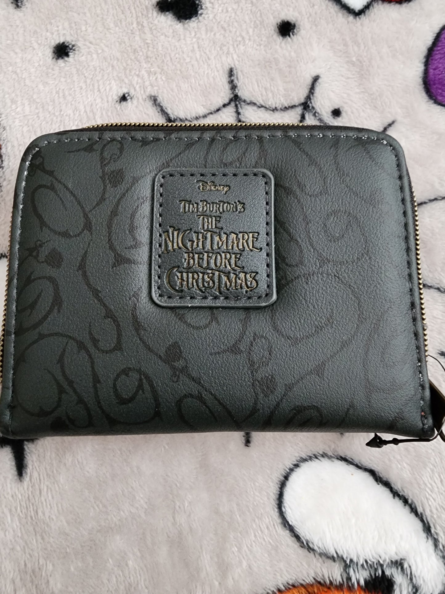 Loungefly Disney Nightmare Before Christmas Jack and Sally Vine Wallet