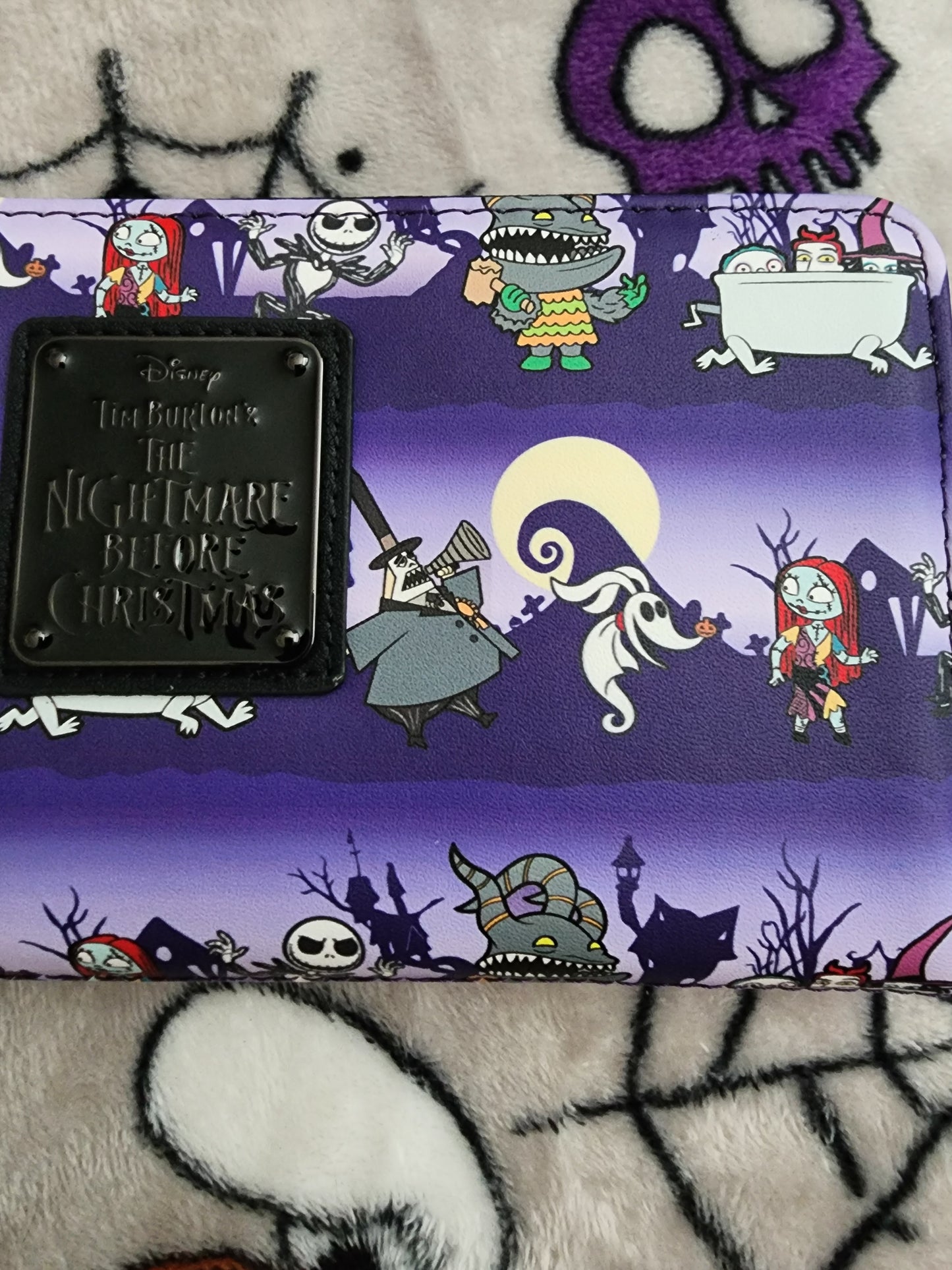 Loungefly Disney Nightmare Before Christmas Halloween Town Wallet