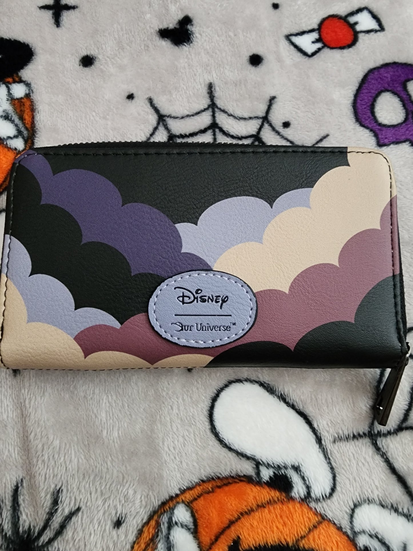 Her Universe Disney Nightmare Before Christmas Jack and Sally Sequined Wallet