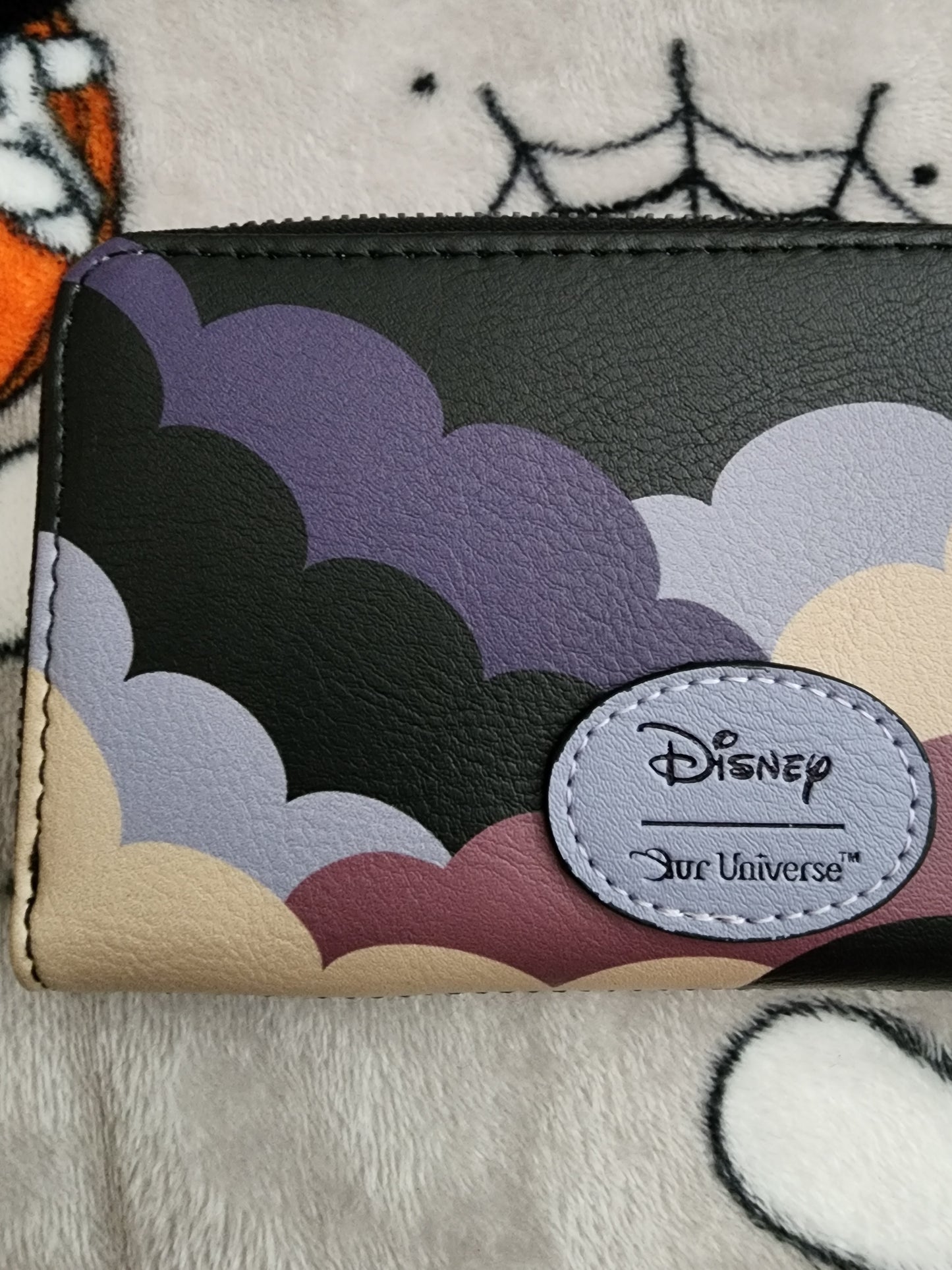 Her Universe Disney Nightmare Before Christmas Jack and Sally Sequined Wallet