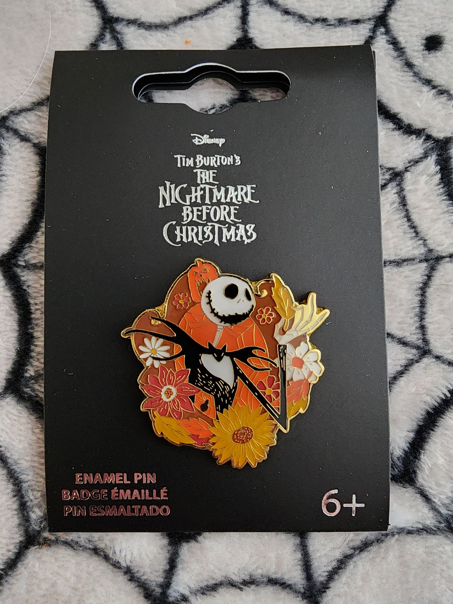 Loungefly Disney Nightmare Before Christmas Jack Skellington Fall Harvest Pin
