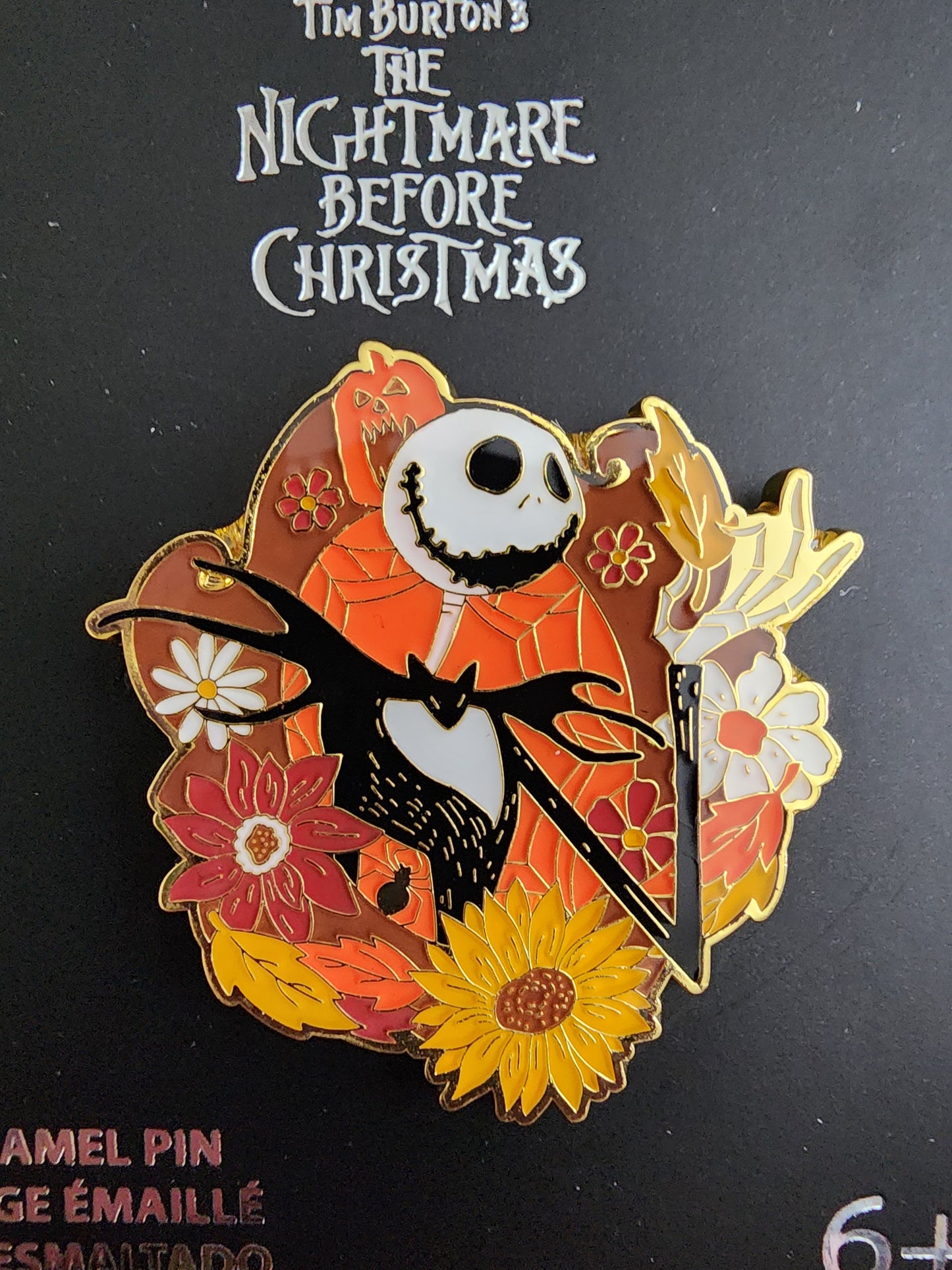 Loungefly Disney Nightmare Before Christmas Jack Skellington Fall Harvest Pin