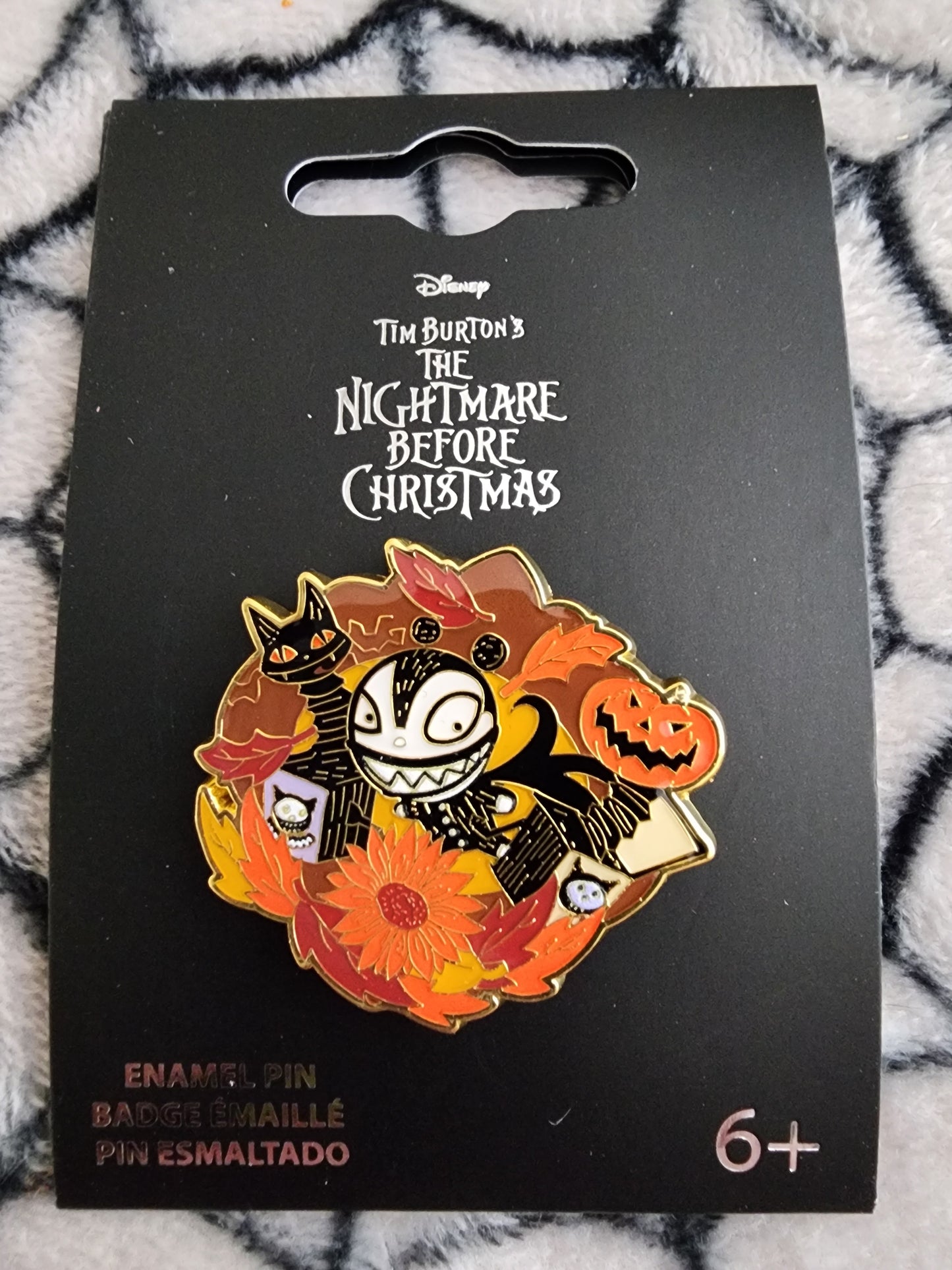 Loungefly Disney Nightmare Before Christmas Scary Teddy Fall Harvest Pin