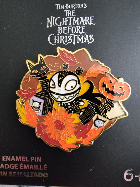 Loungefly Disney Nightmare Before Christmas Scary Teddy Fall Harvest Pin