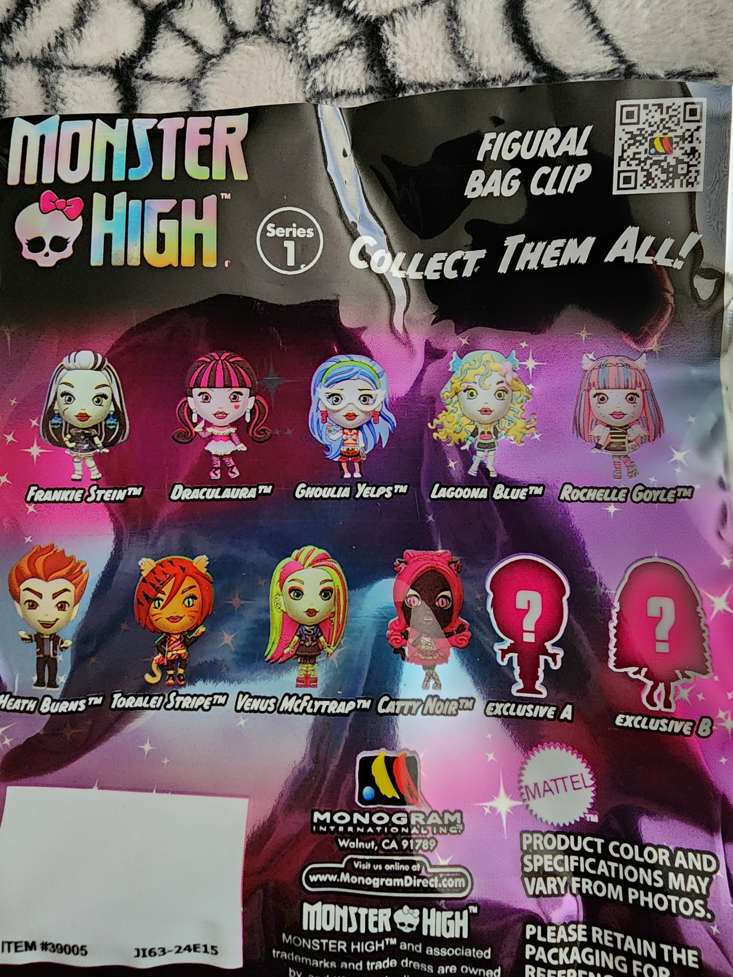 Monster High Series 1 Exclusive Mystery Bag Clips