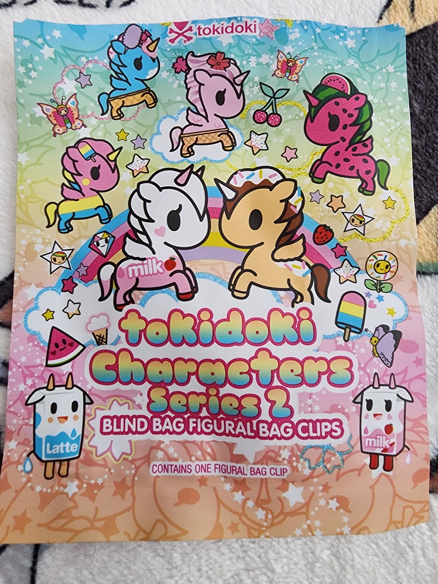 Tokidoki Unicorno Characters Series 2 Mystery Bag Clips