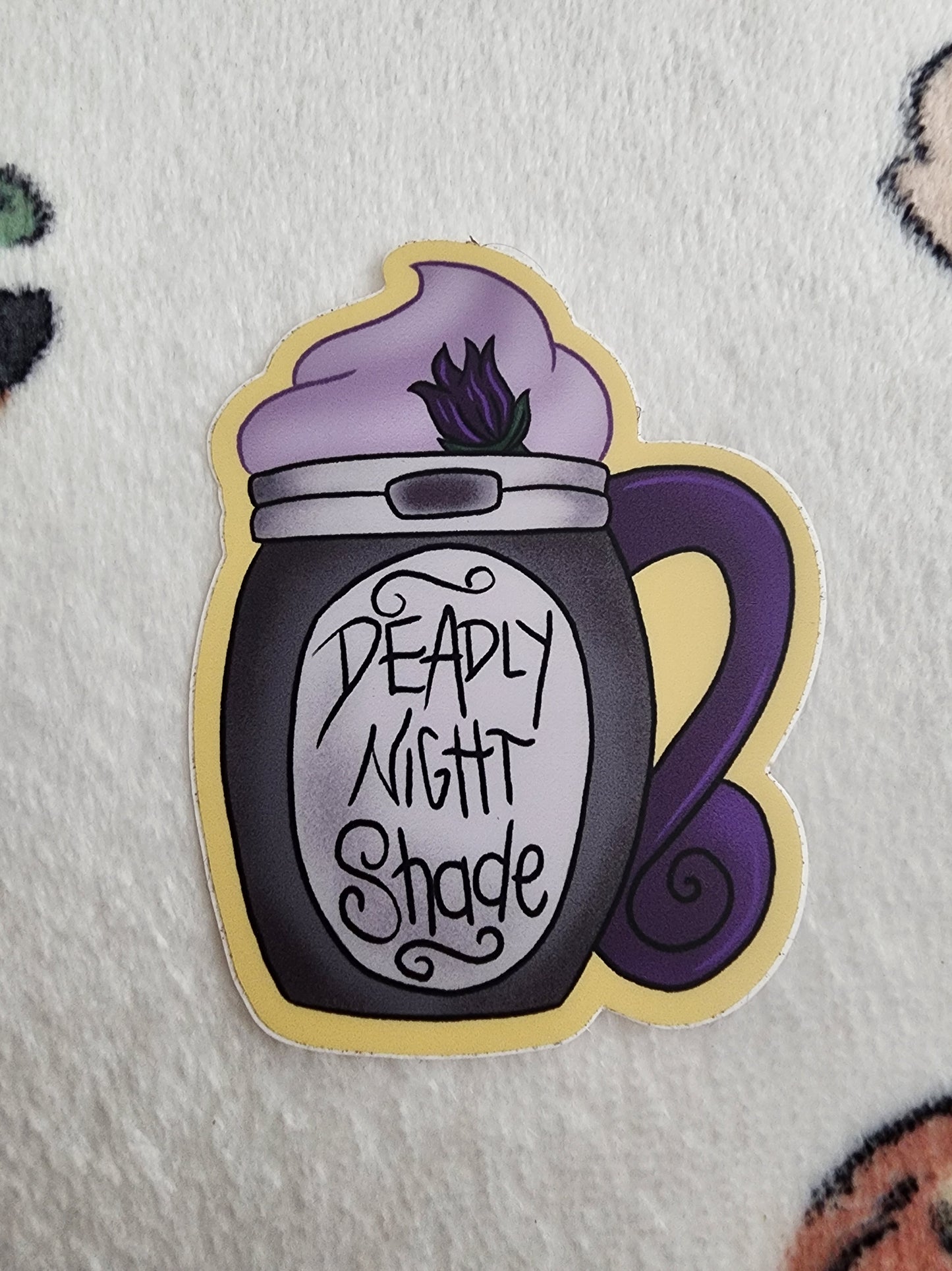 Disney Nightmare Before Christmas Deadly Night Shade Sticker