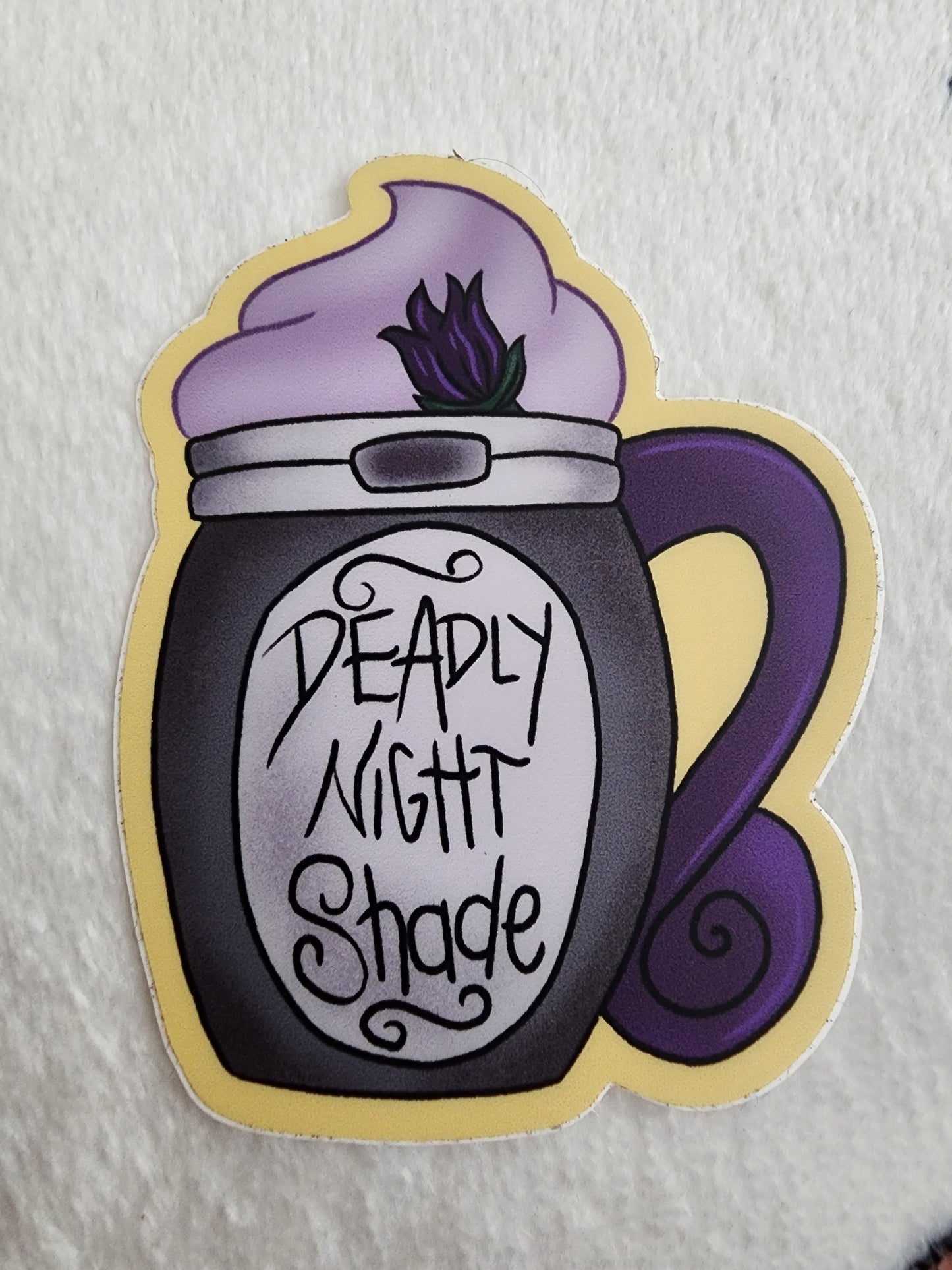 Disney Nightmare Before Christmas Deadly Night Shade Sticker