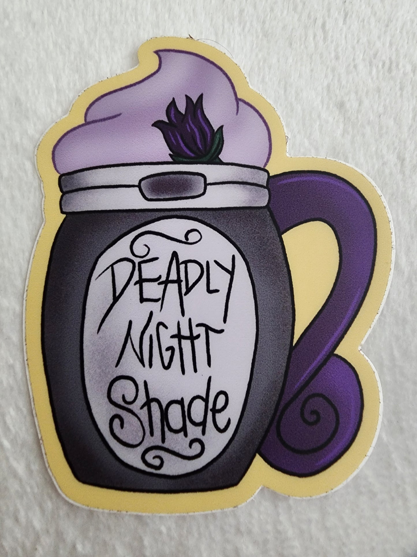 Disney Nightmare Before Christmas Deadly Night Shade Sticker