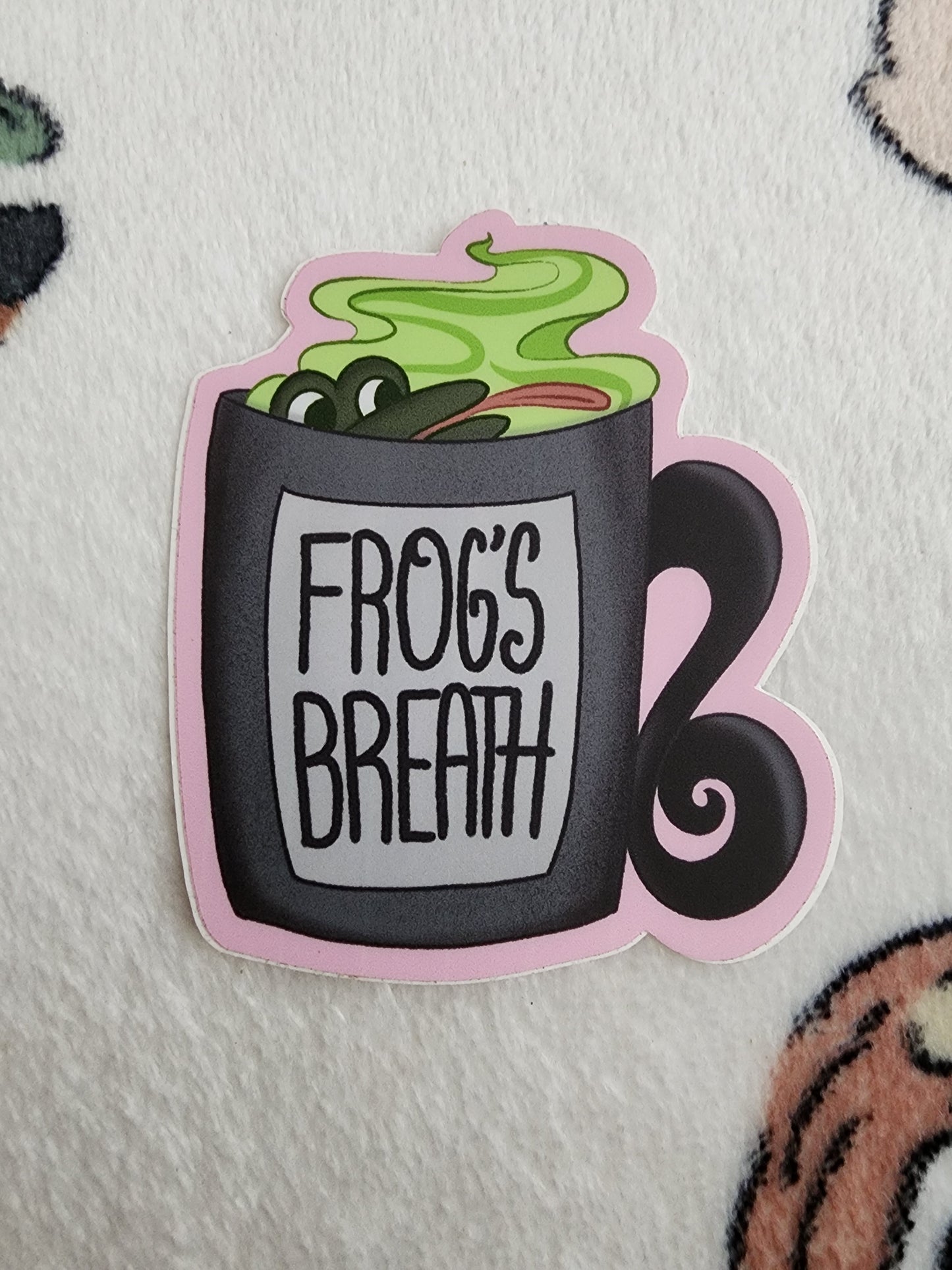 Disney Nightmare Before Christmas Frog's Breath Sticker