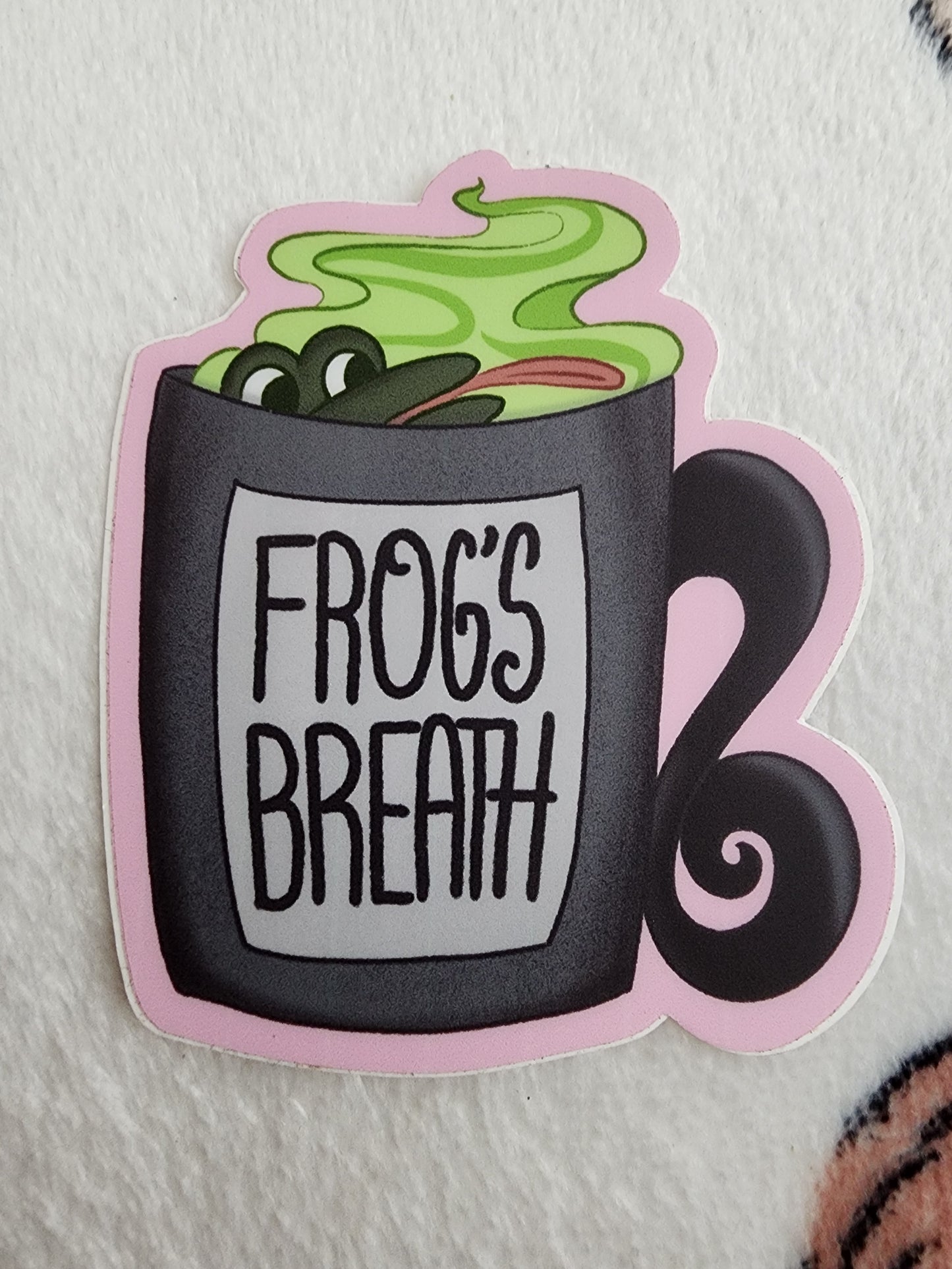 Disney Nightmare Before Christmas Frog's Breath Sticker